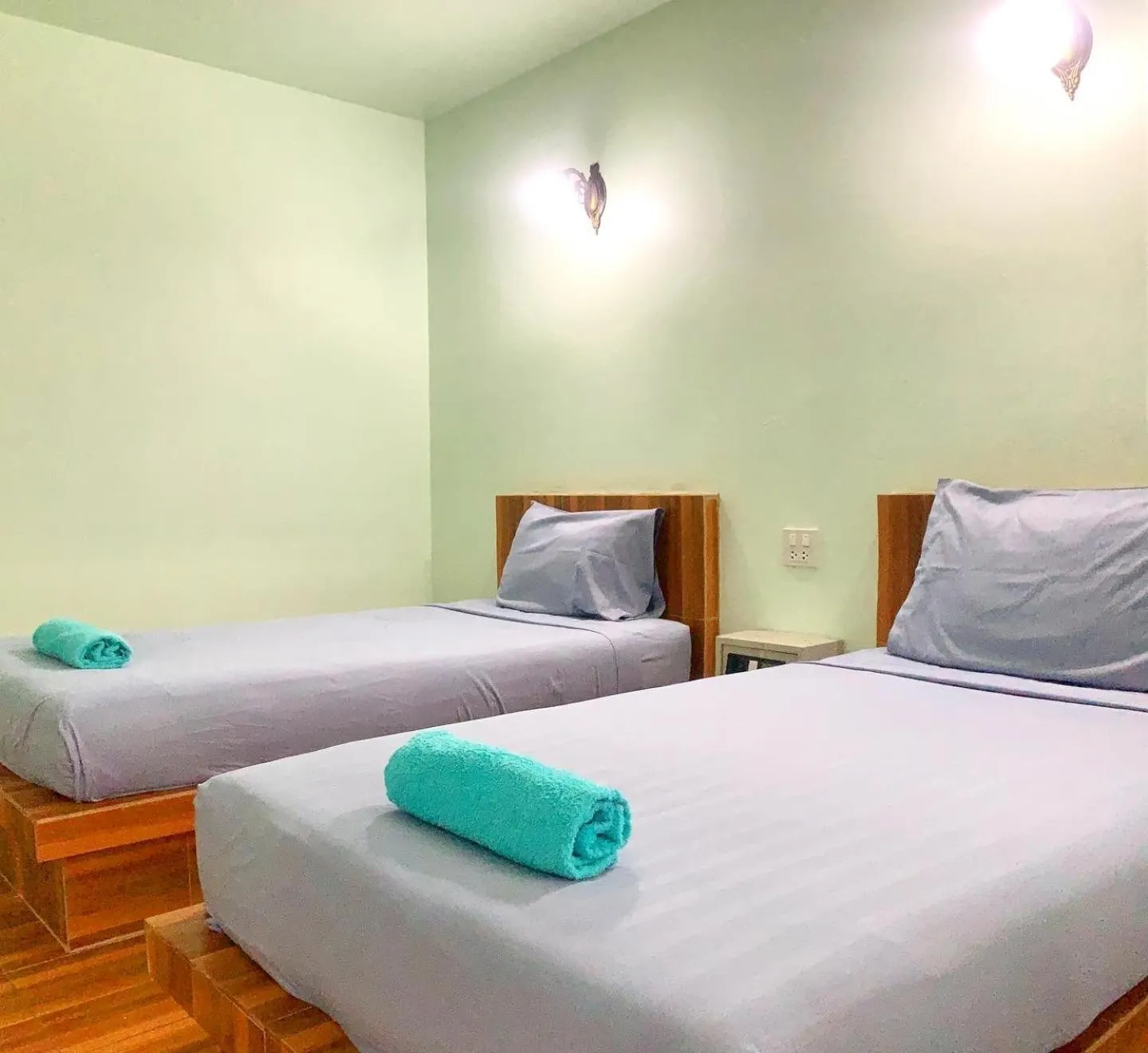 Bed in Ocean View Resort