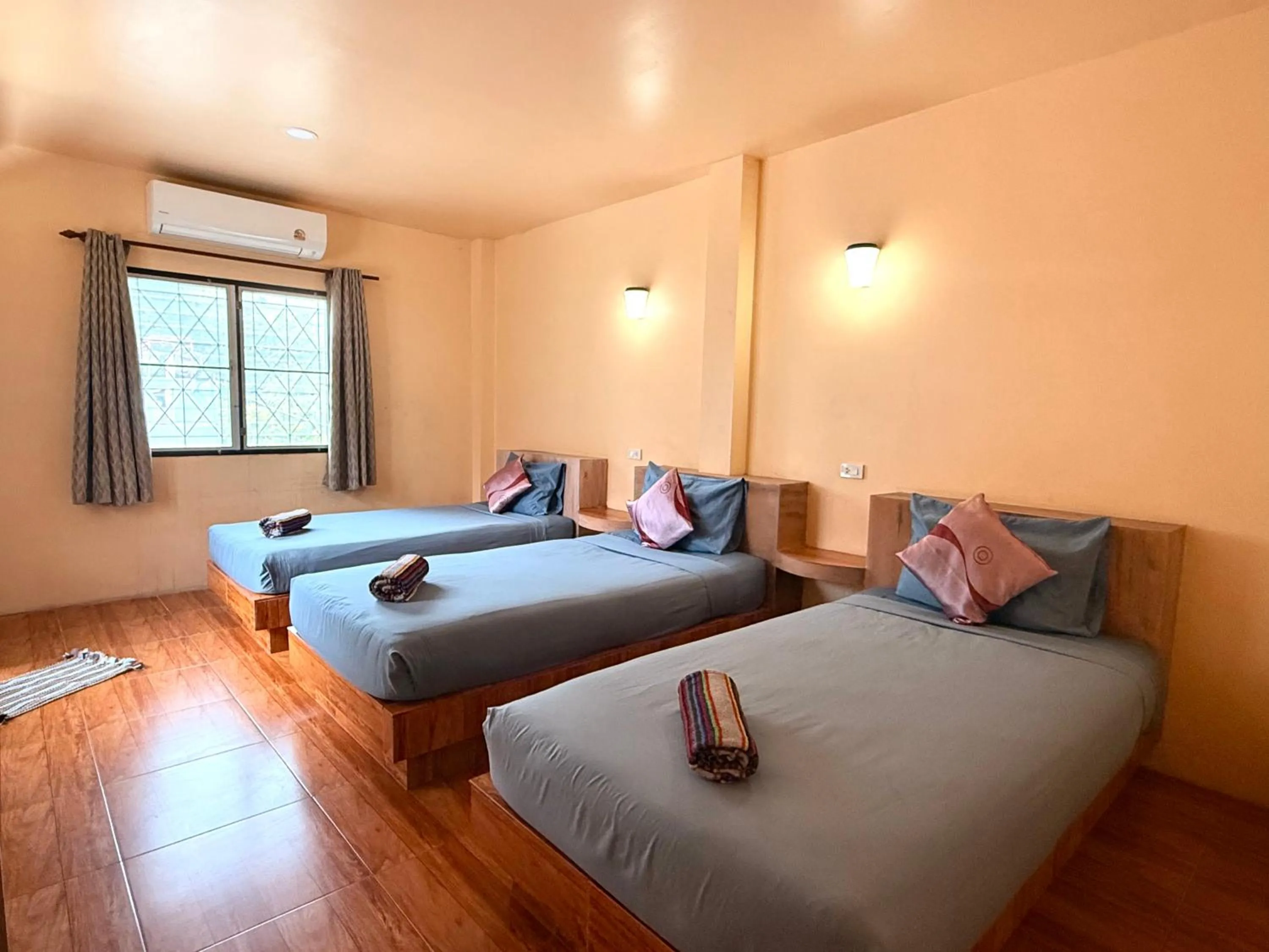 Bed in Ocean View Resort