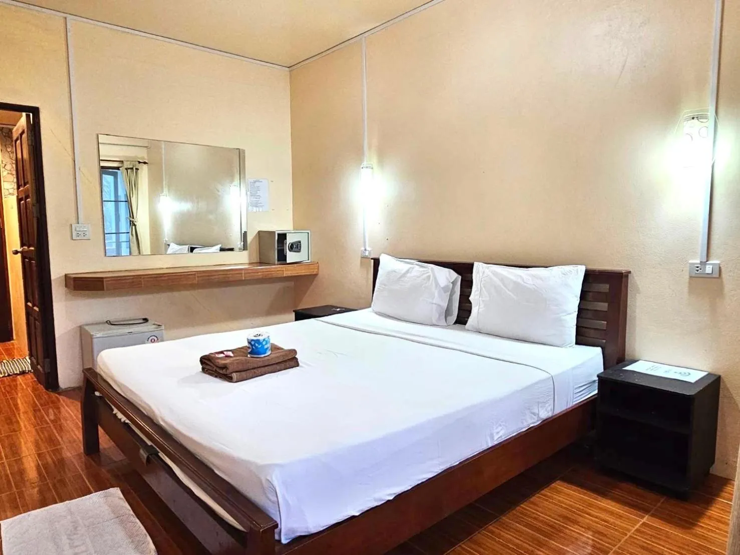 Bed in Ocean View Resort