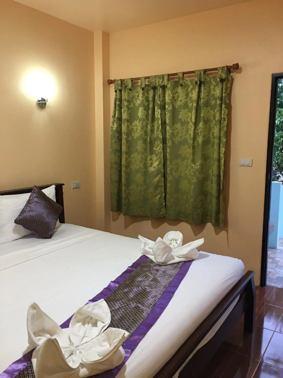 Bed in Ocean View Resort