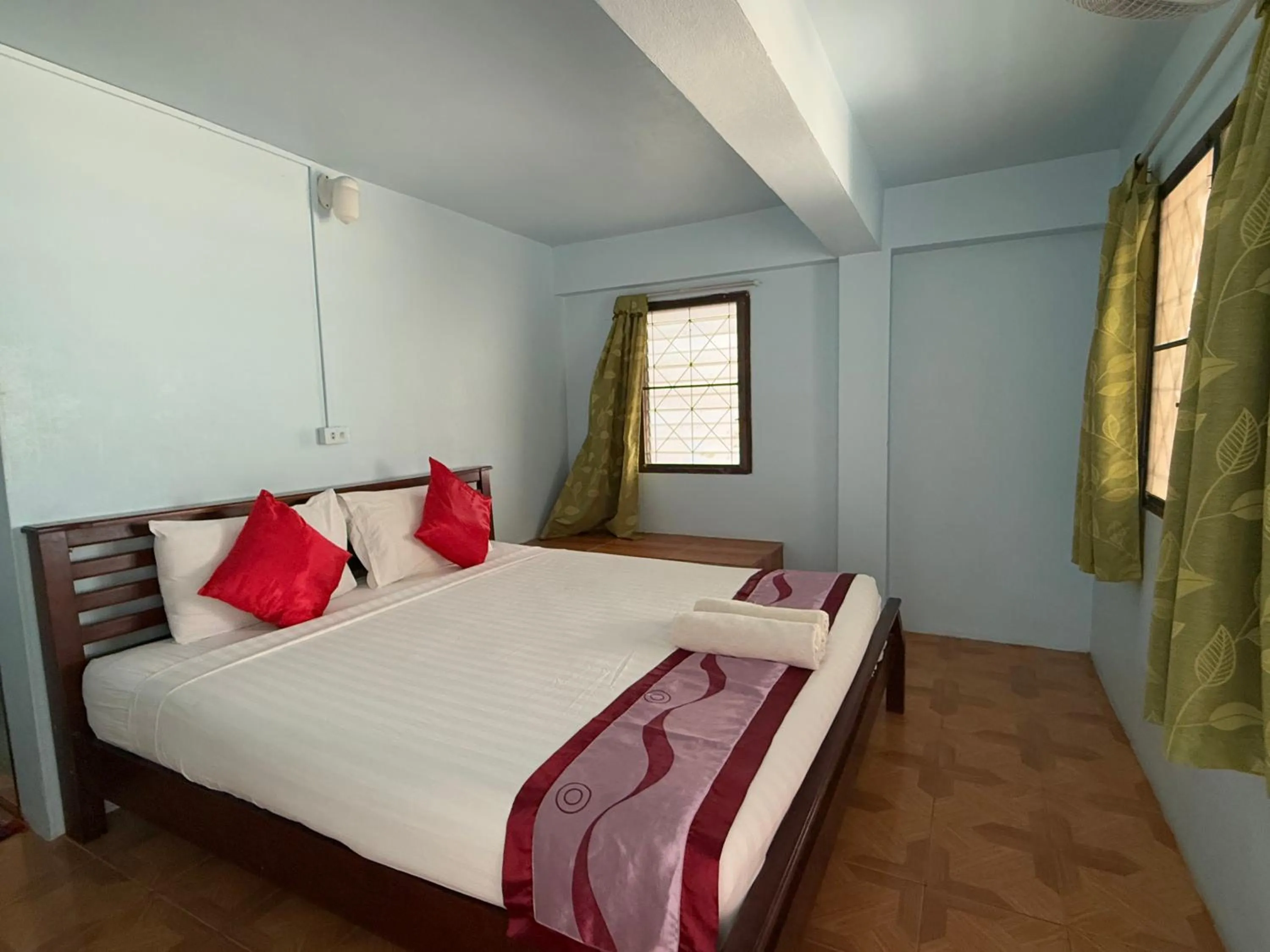 Bed in Ocean View Resort