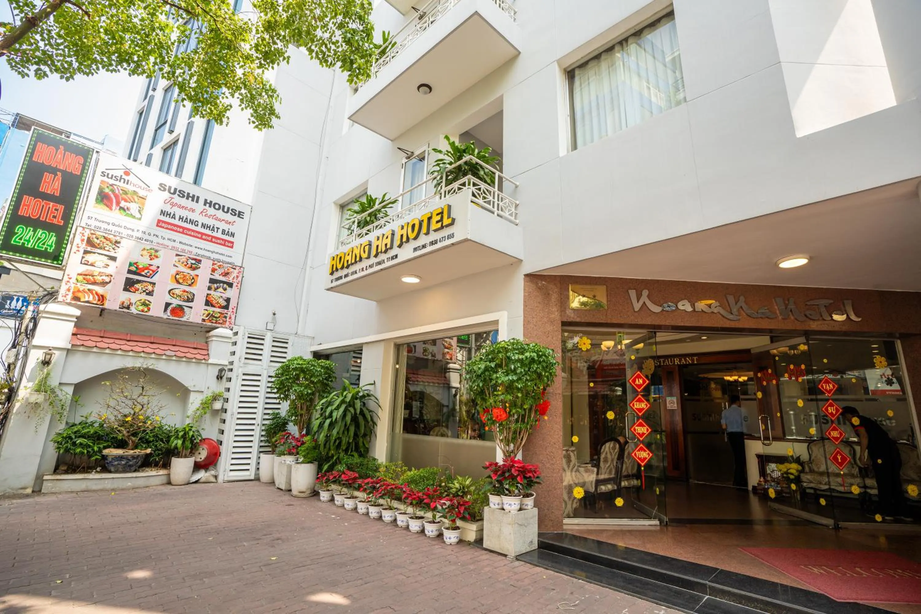 Property building in Hoang Ha Boutique Hotel