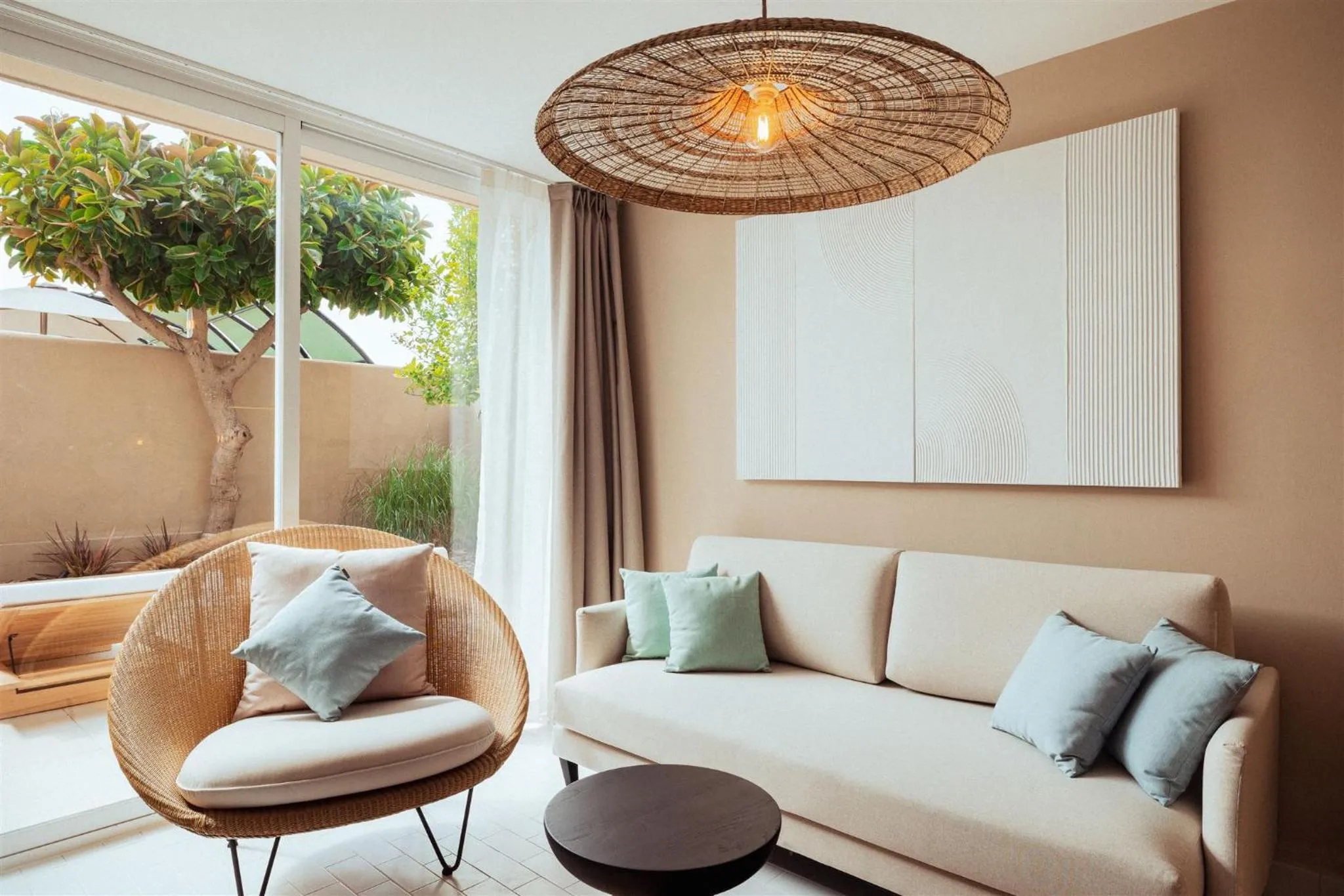 Living room in AMA Ibiza