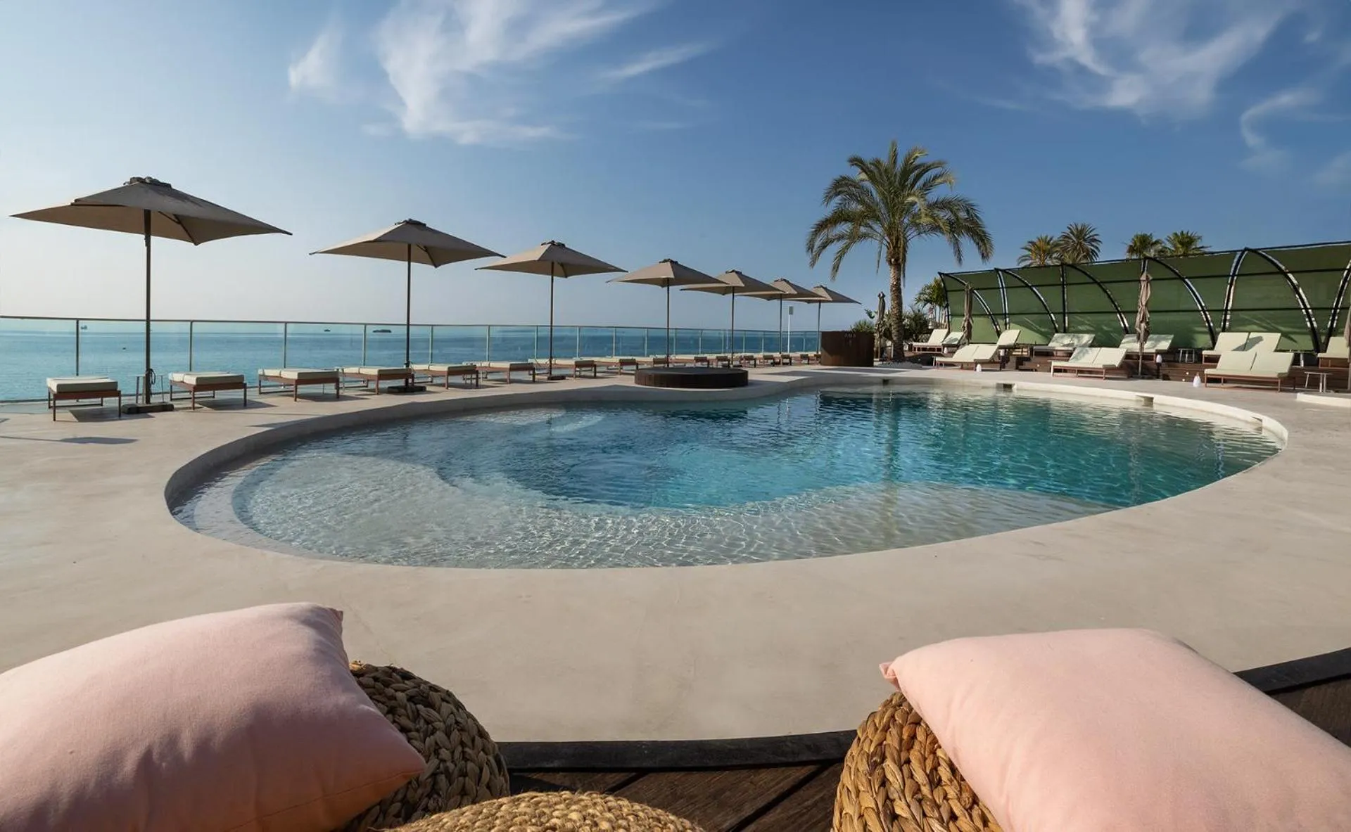 Pool view in AMA Ibiza