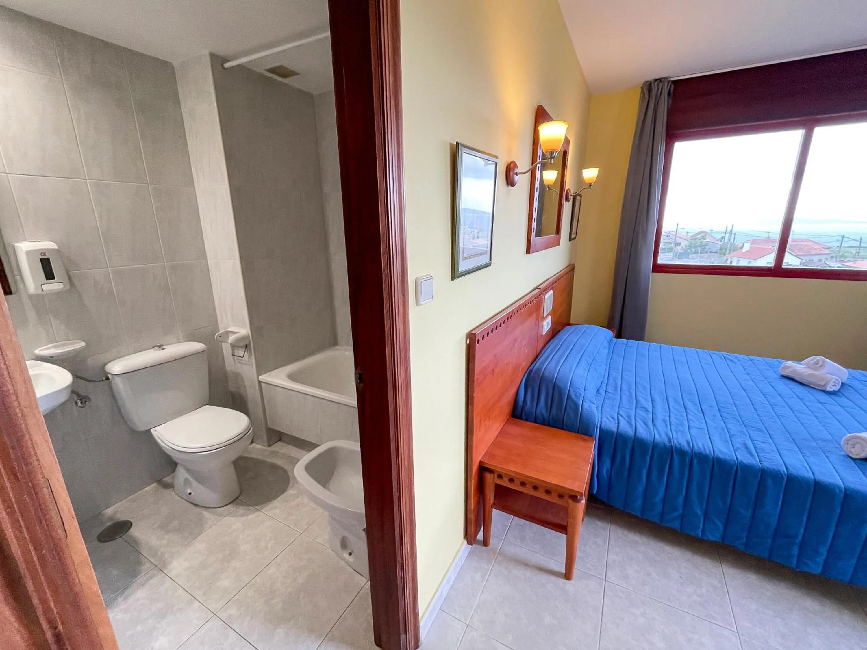 Bed in Hotel Acquamaris 3000