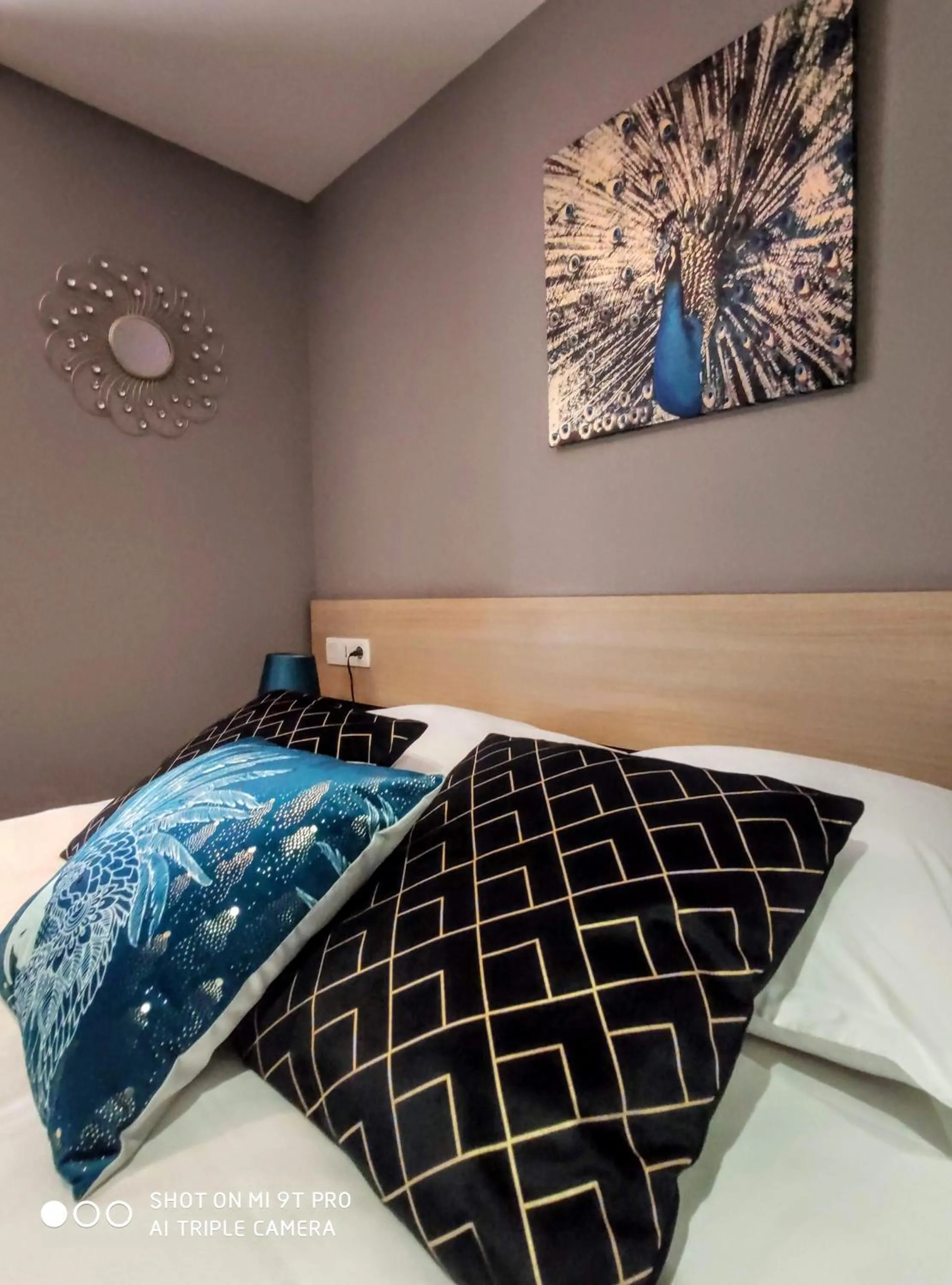 Decorative detail, Bed in Celtic Hotel