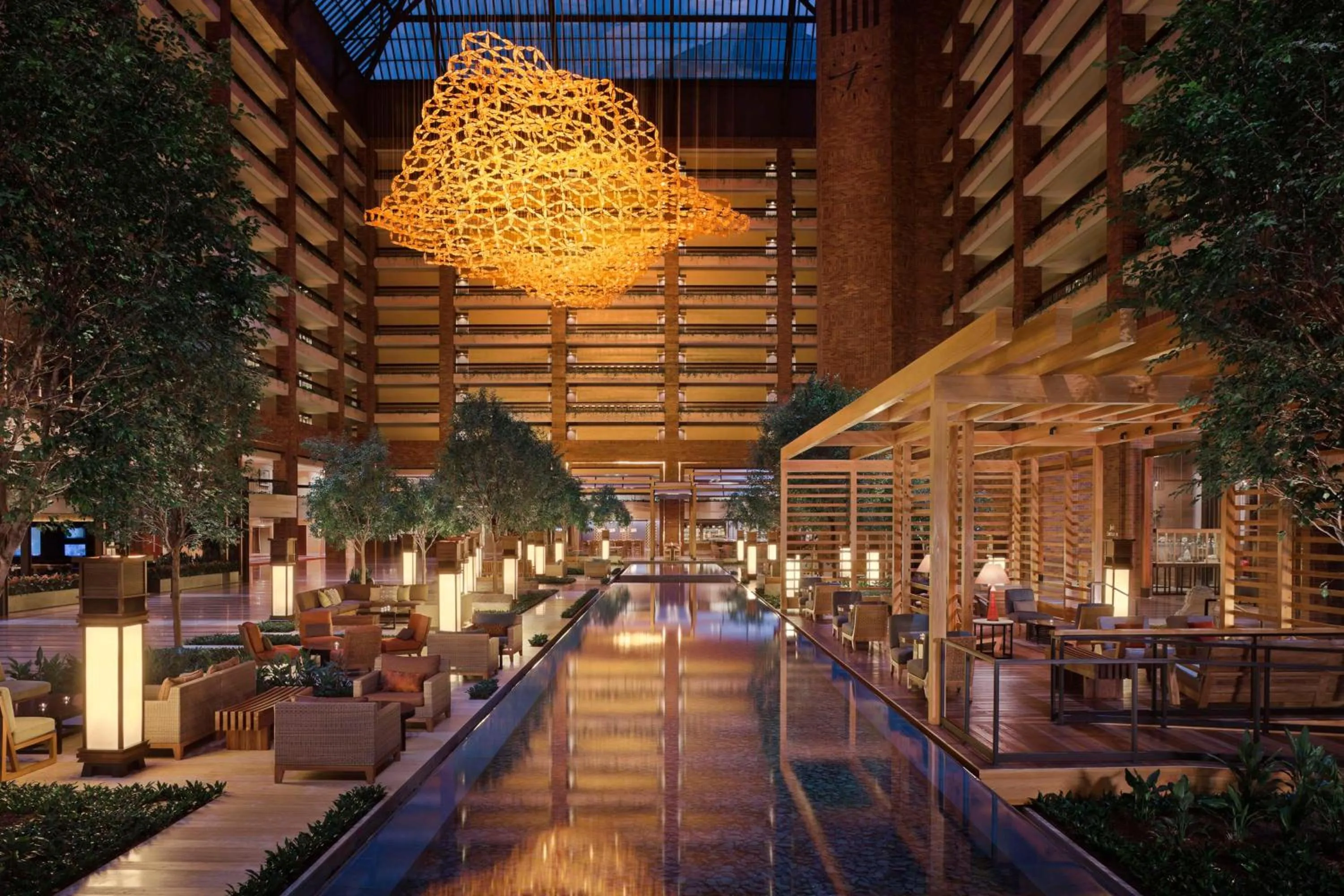 Lobby or reception in Hilton Anatole
