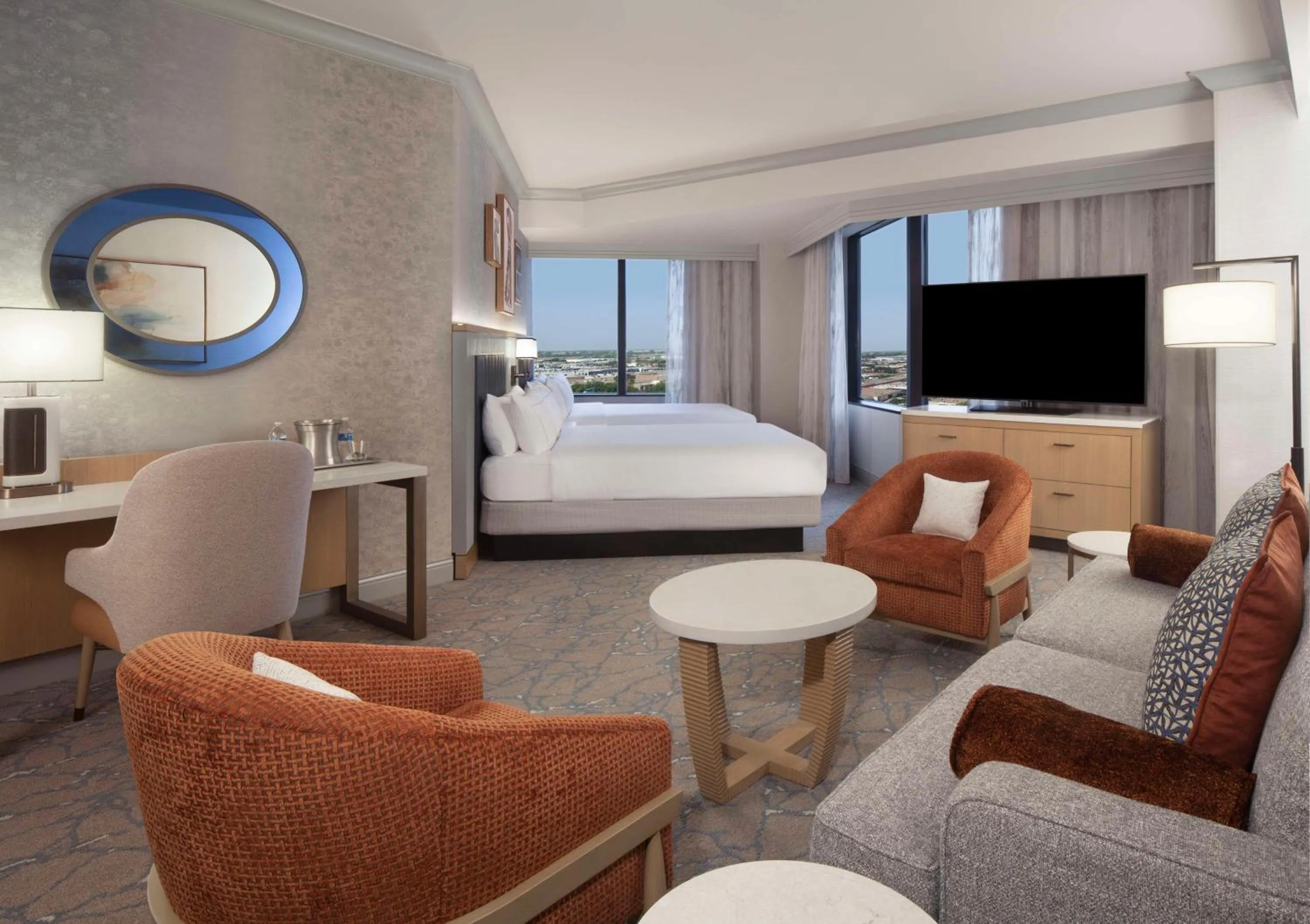 Bedroom, Bed in Hilton Anatole