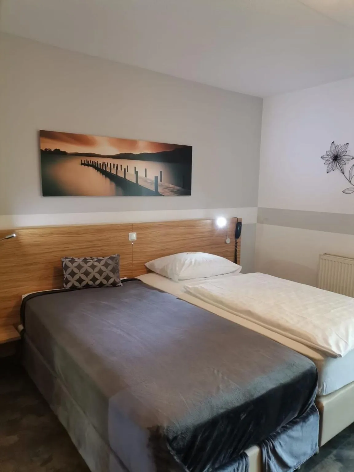 Bed in Landhaus Hotel Müller