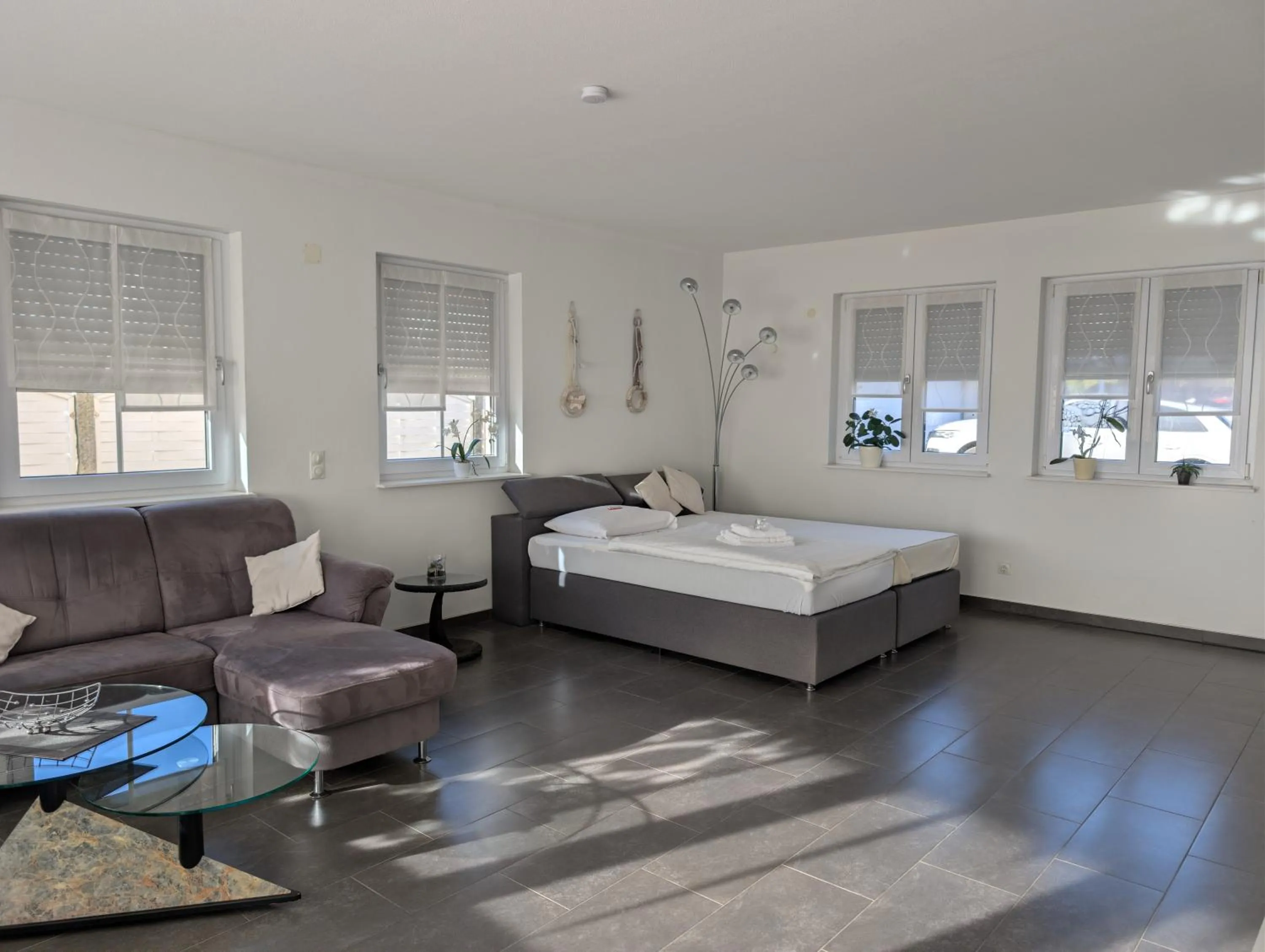 Bed in Landhaus Hotel Müller