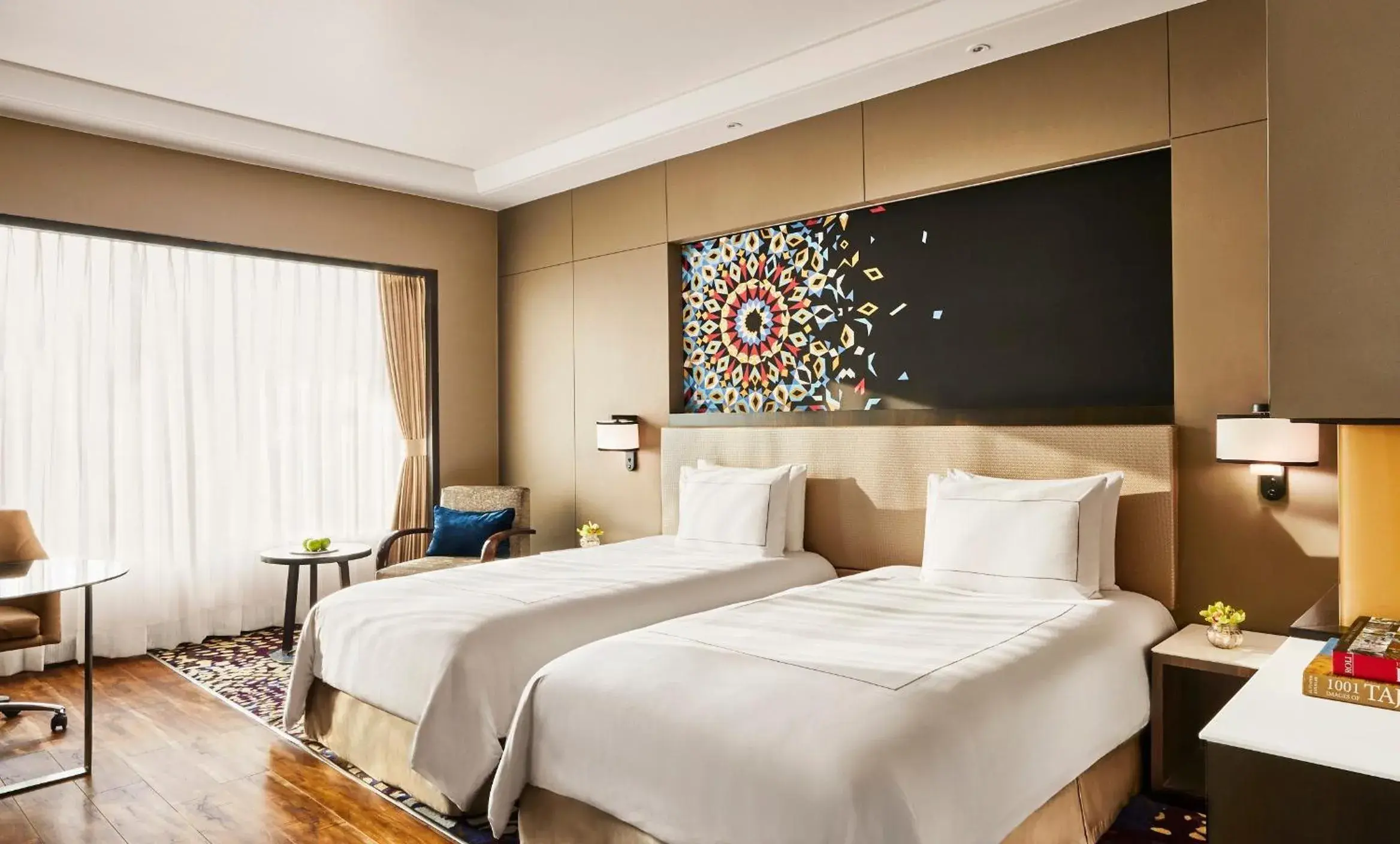 Superior Room Twin Bed with 15% discount on food, beverages, laundry and spa - single occupancy in Taj Agra Superior Room Twin Bed with 15% discount on food, beverages, laundry and spa - single occupancy in Taj Agra