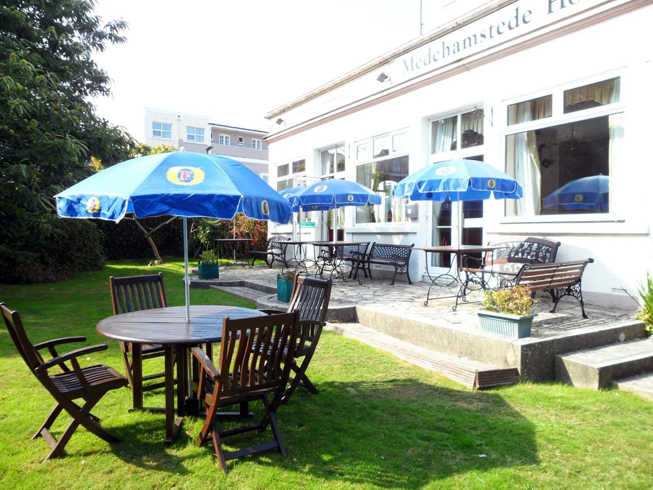 Patio in Medehamstede Hotel