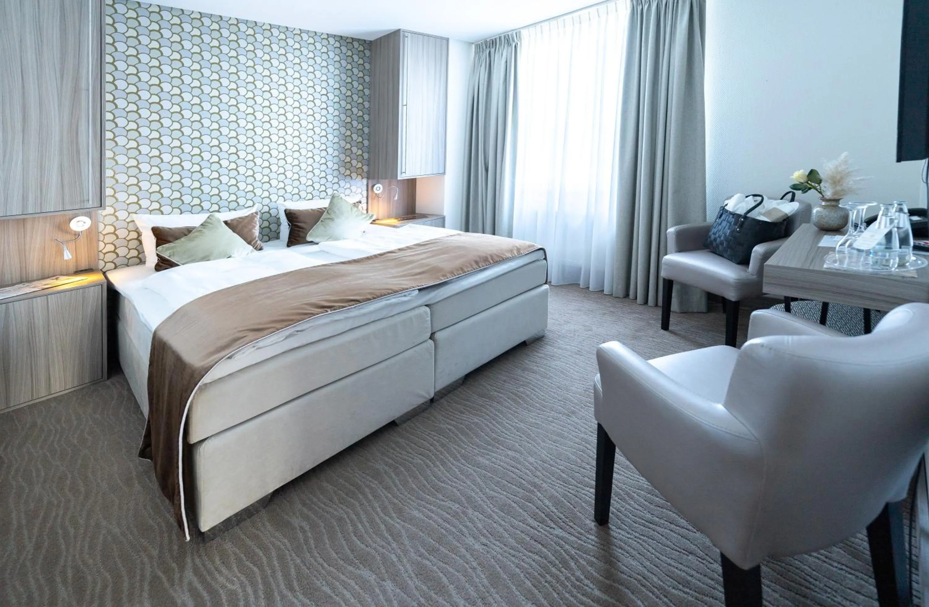 Photo of the whole room, Bed in Bernstein Salzlandcenter