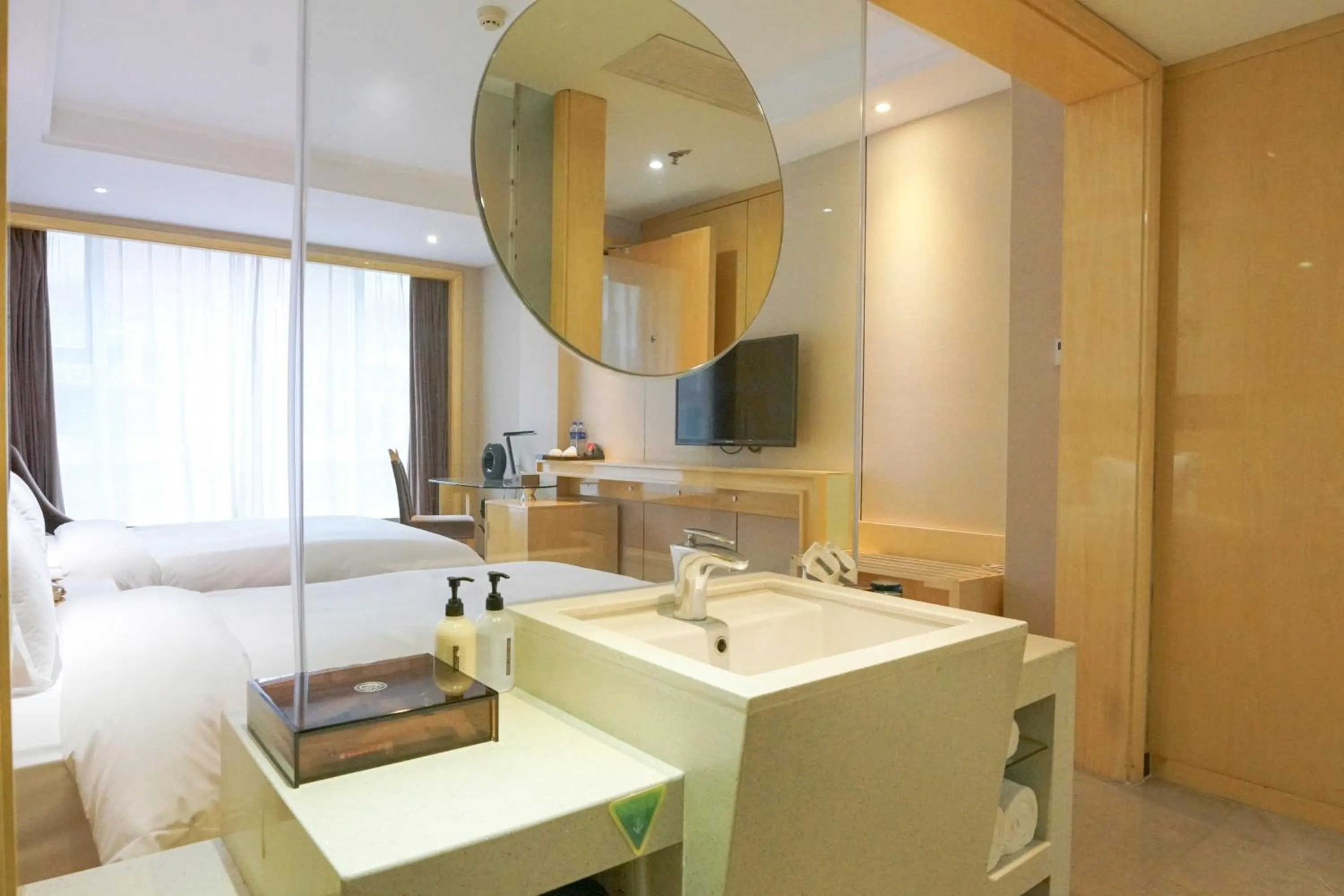 Bed in Paco Hotel Ouzhuang Metro Guangzhou