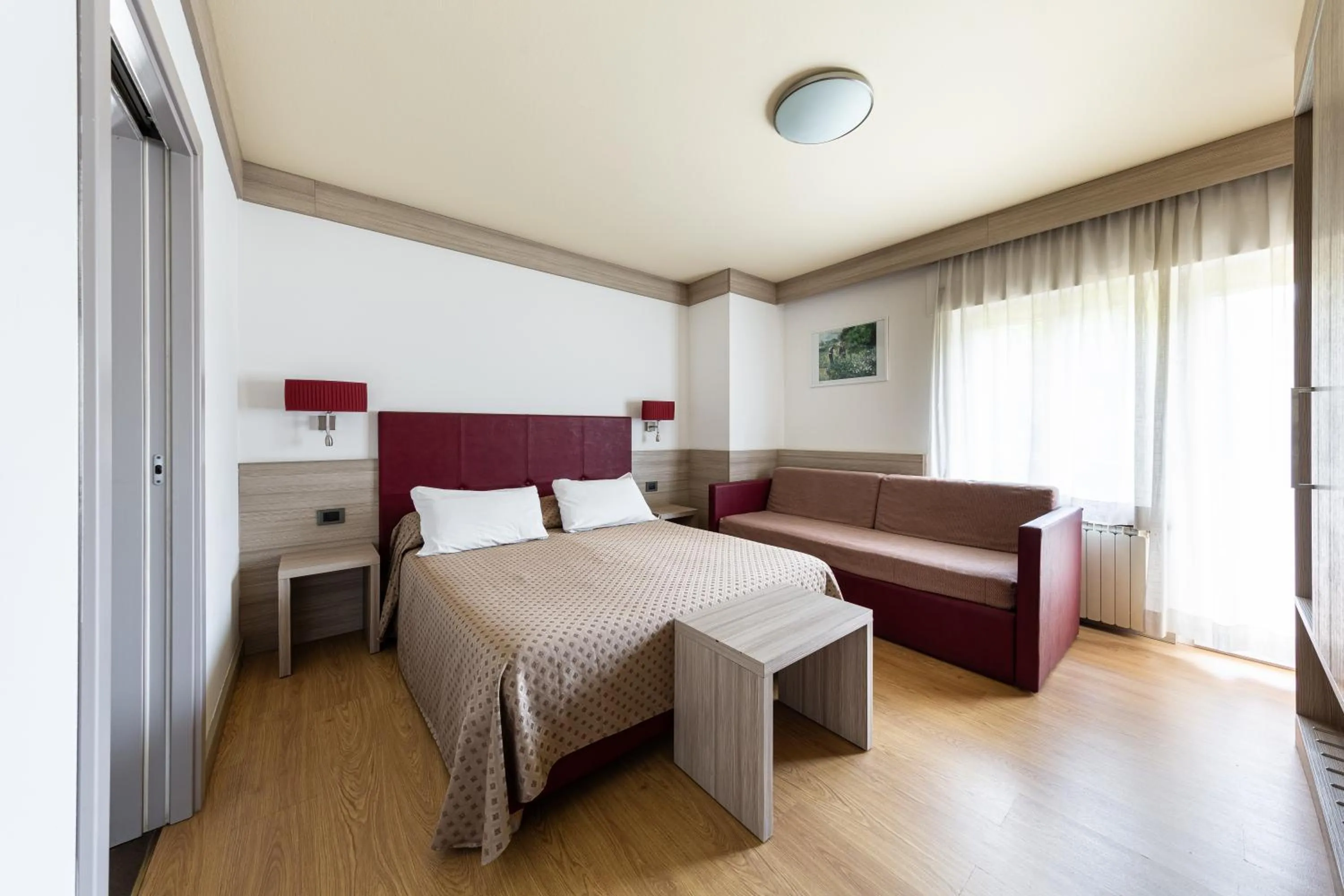 Bed in Hotel Bel Sit Wellness Spa