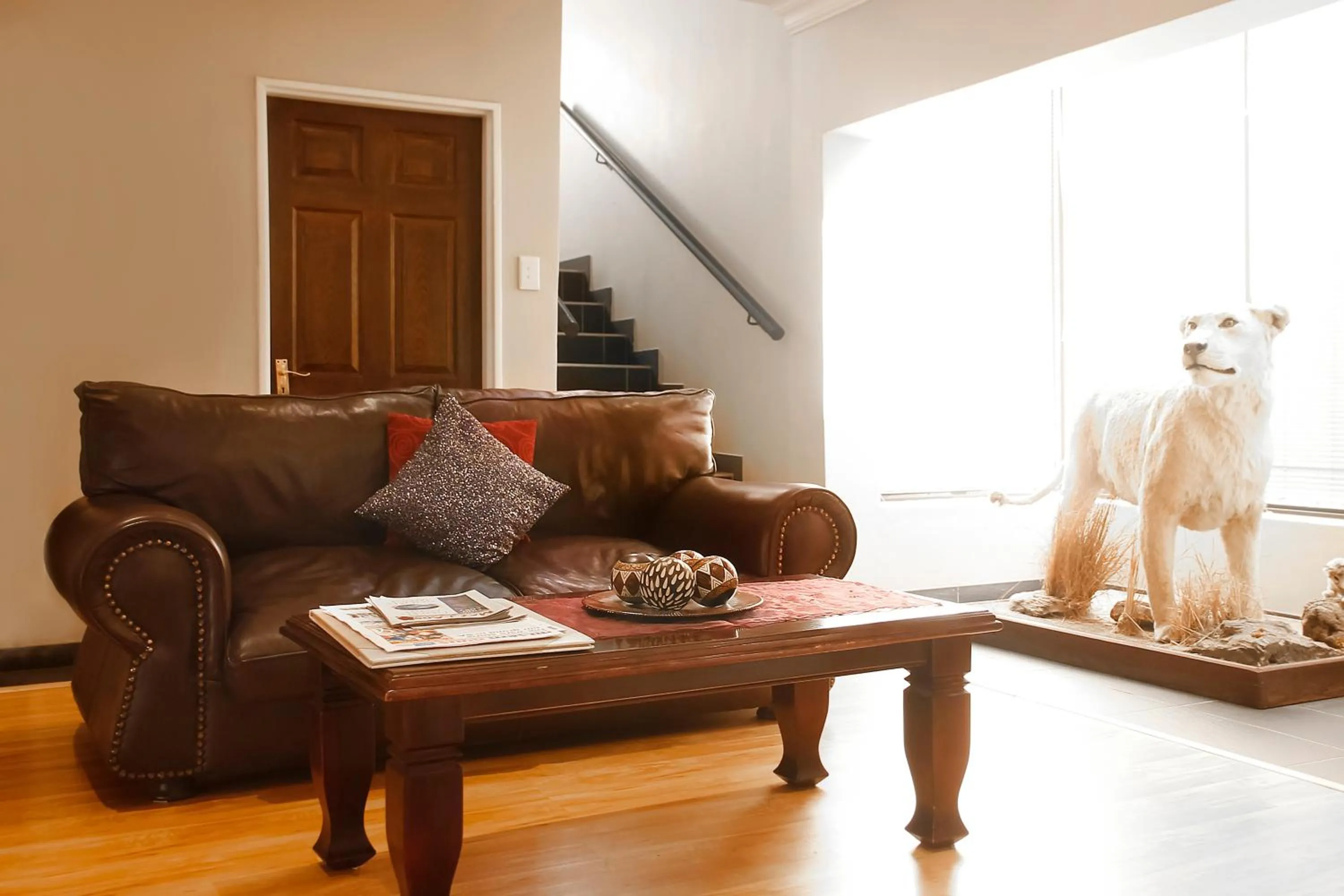 Lobby or reception in Bains Lodge - Sustainable Electricity