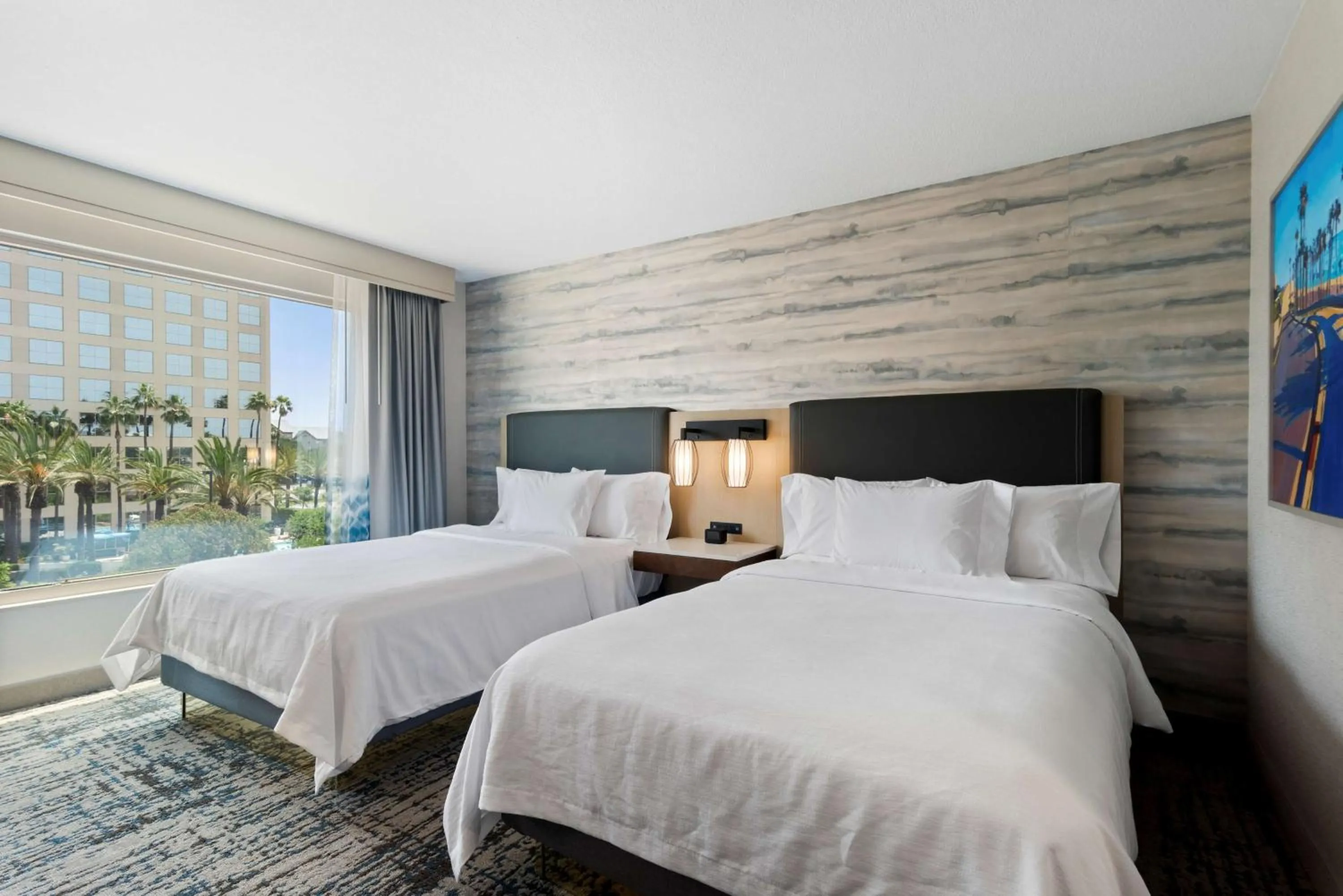 Bed in Embassy Suites by Hilton Anaheim South