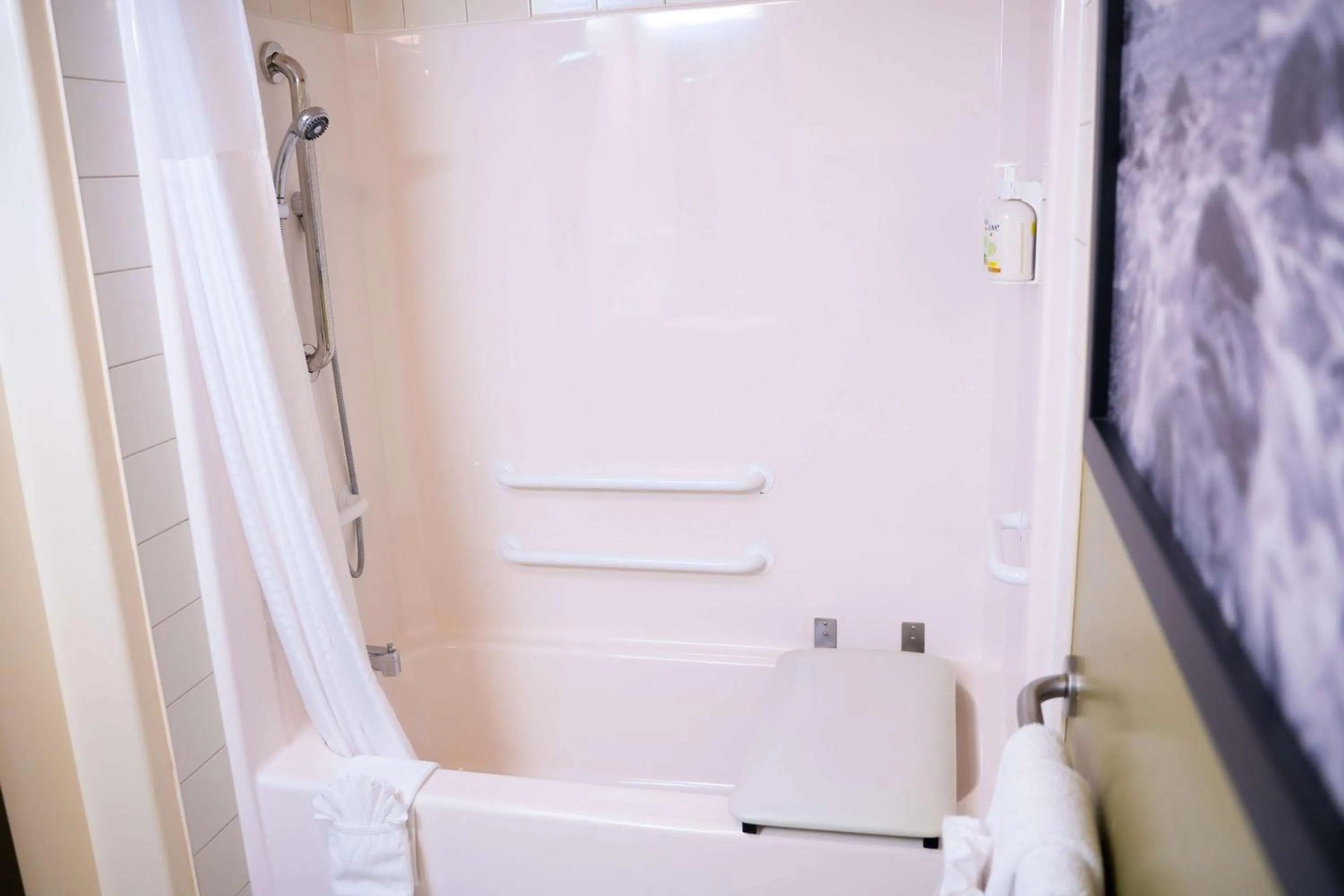 Bathroom in Super 8 by Wyndham Amherst NS