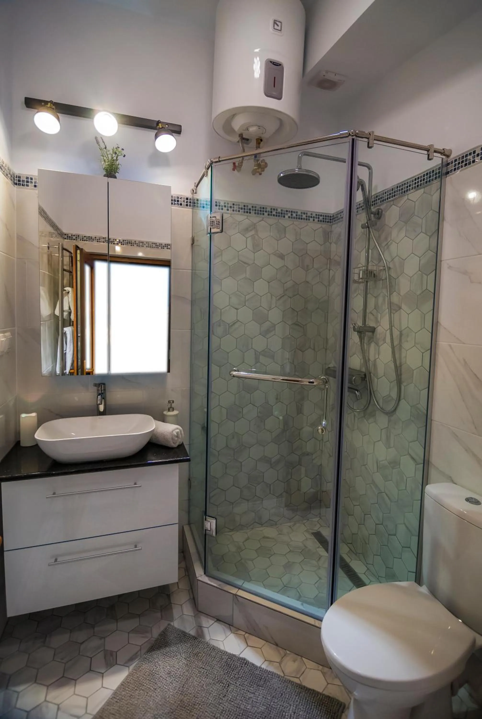 Shower in Villa Casafina Serviced Apartments