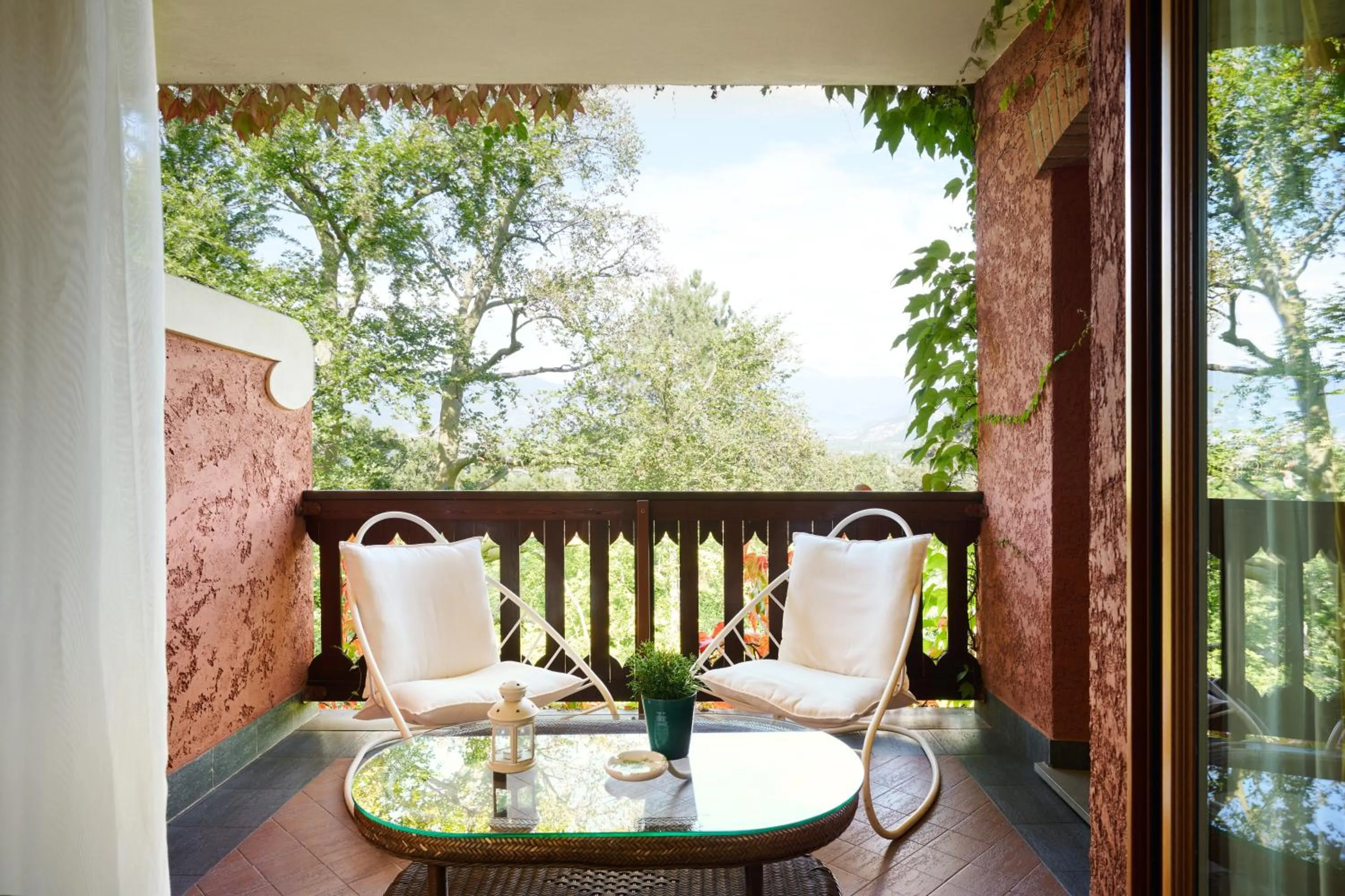 Balcony/Terrace in L'Albereta Relais & Chateaux
