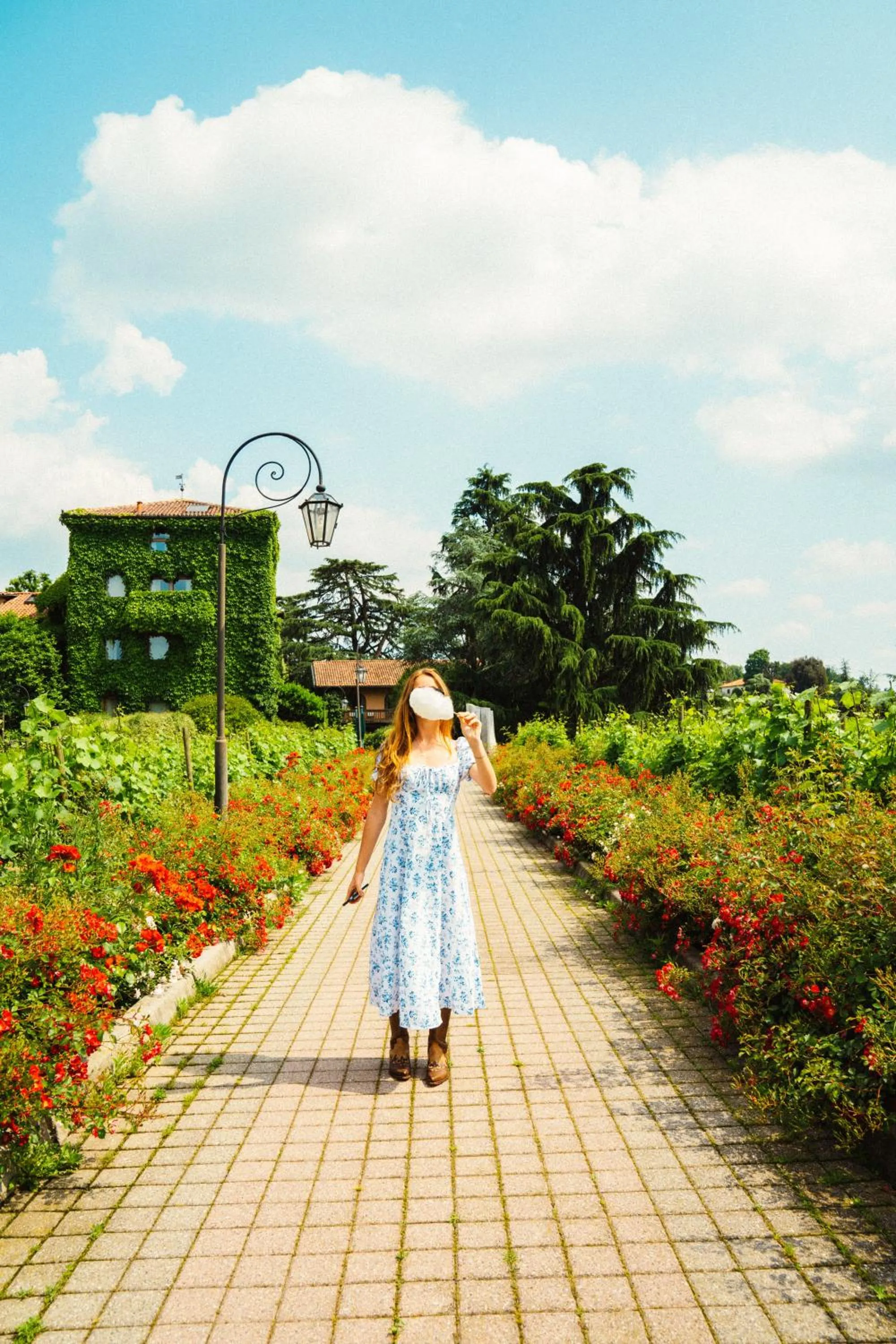 Garden view in L'Albereta Relais & Chateaux