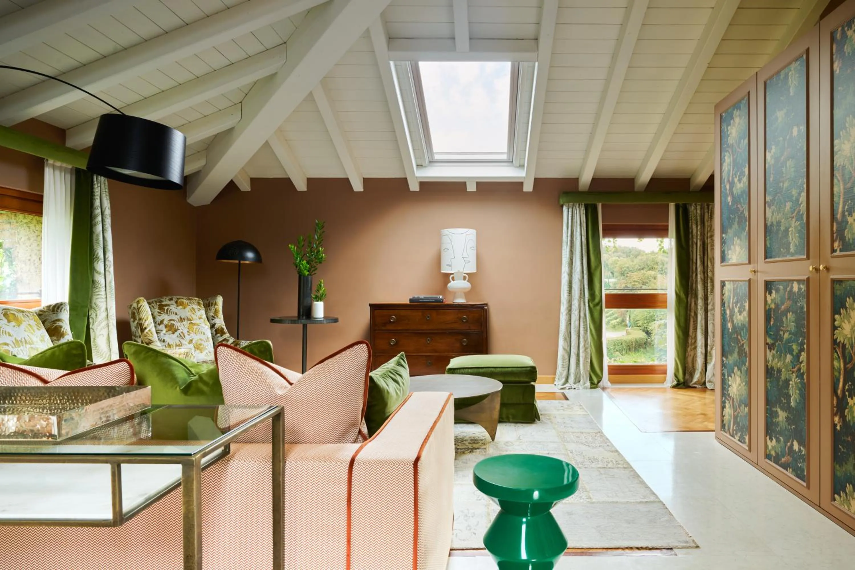 Seating area in L'Albereta Relais & Chateaux