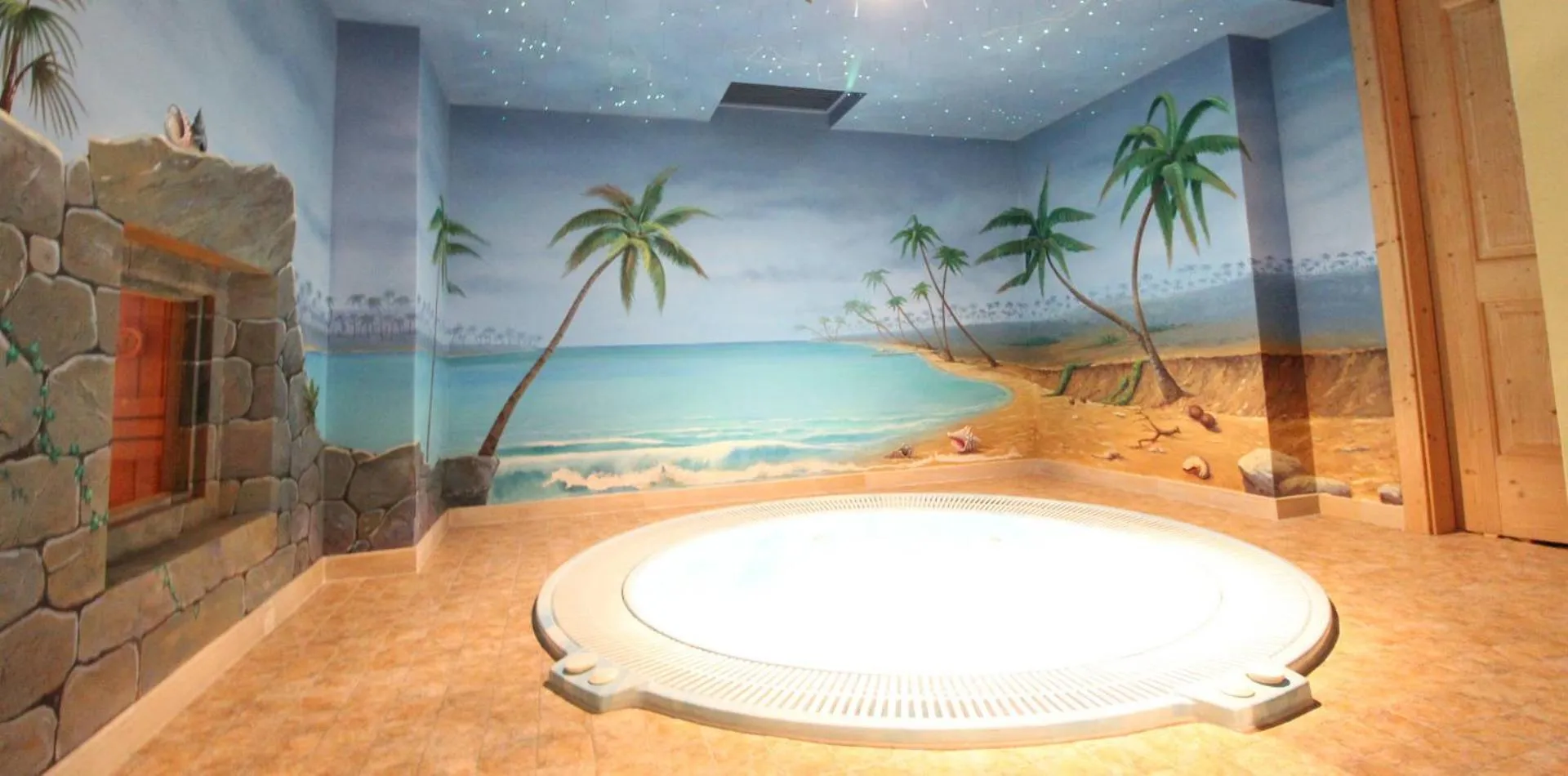 Hot Tub in Agriturismo Al Credazzo