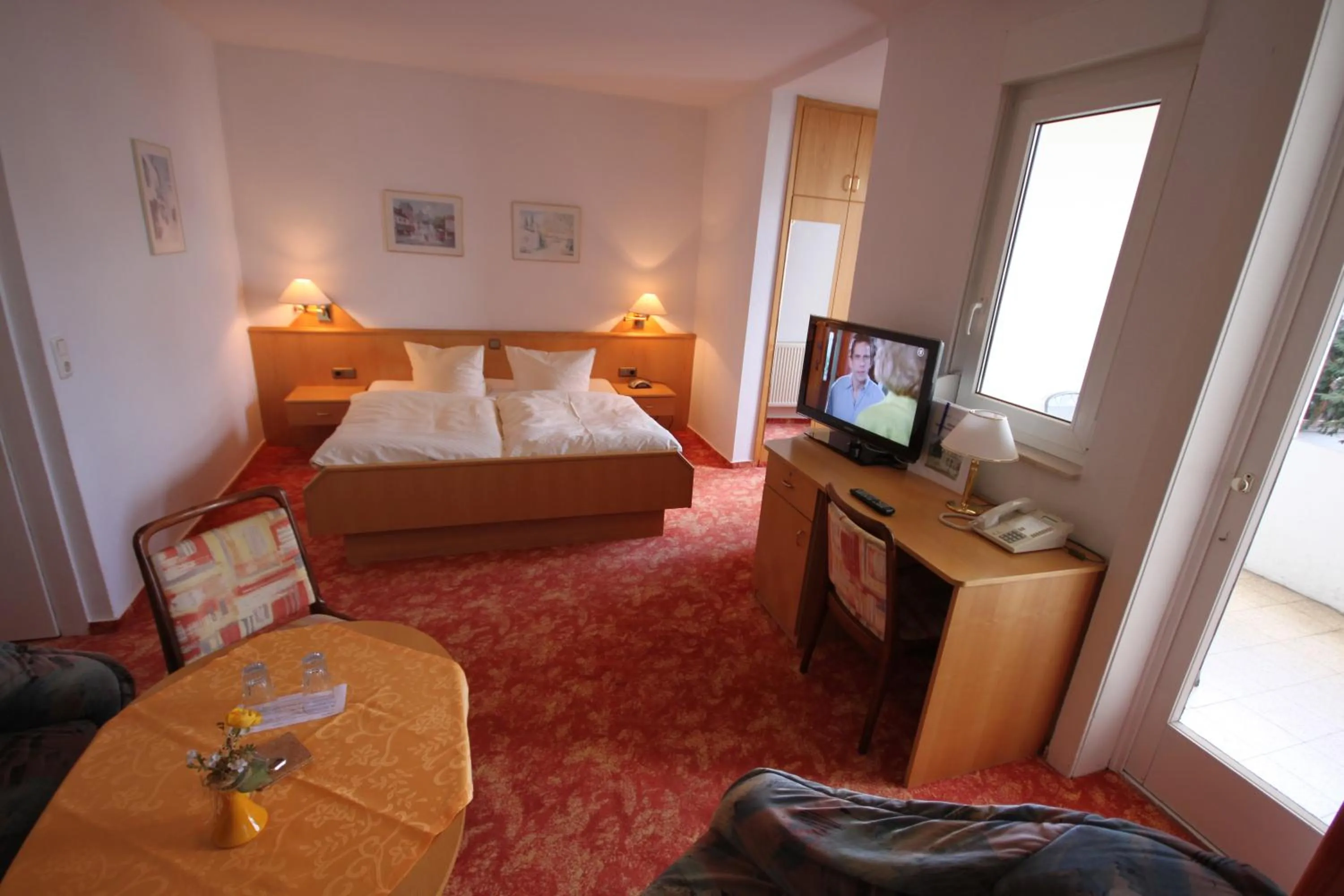 Bedroom, Bed in Haus Steinmeyer