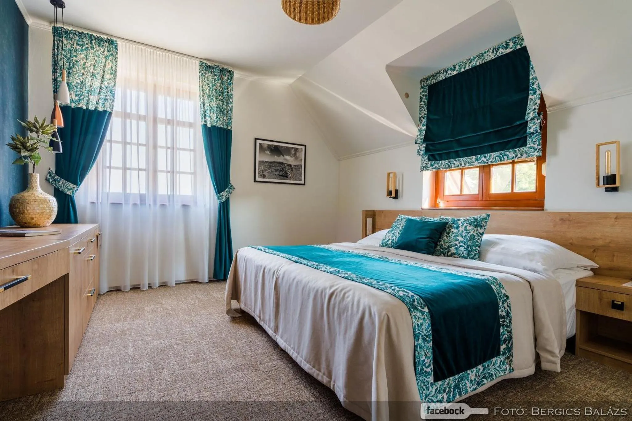 Bed in Bock Hotel Ermitage