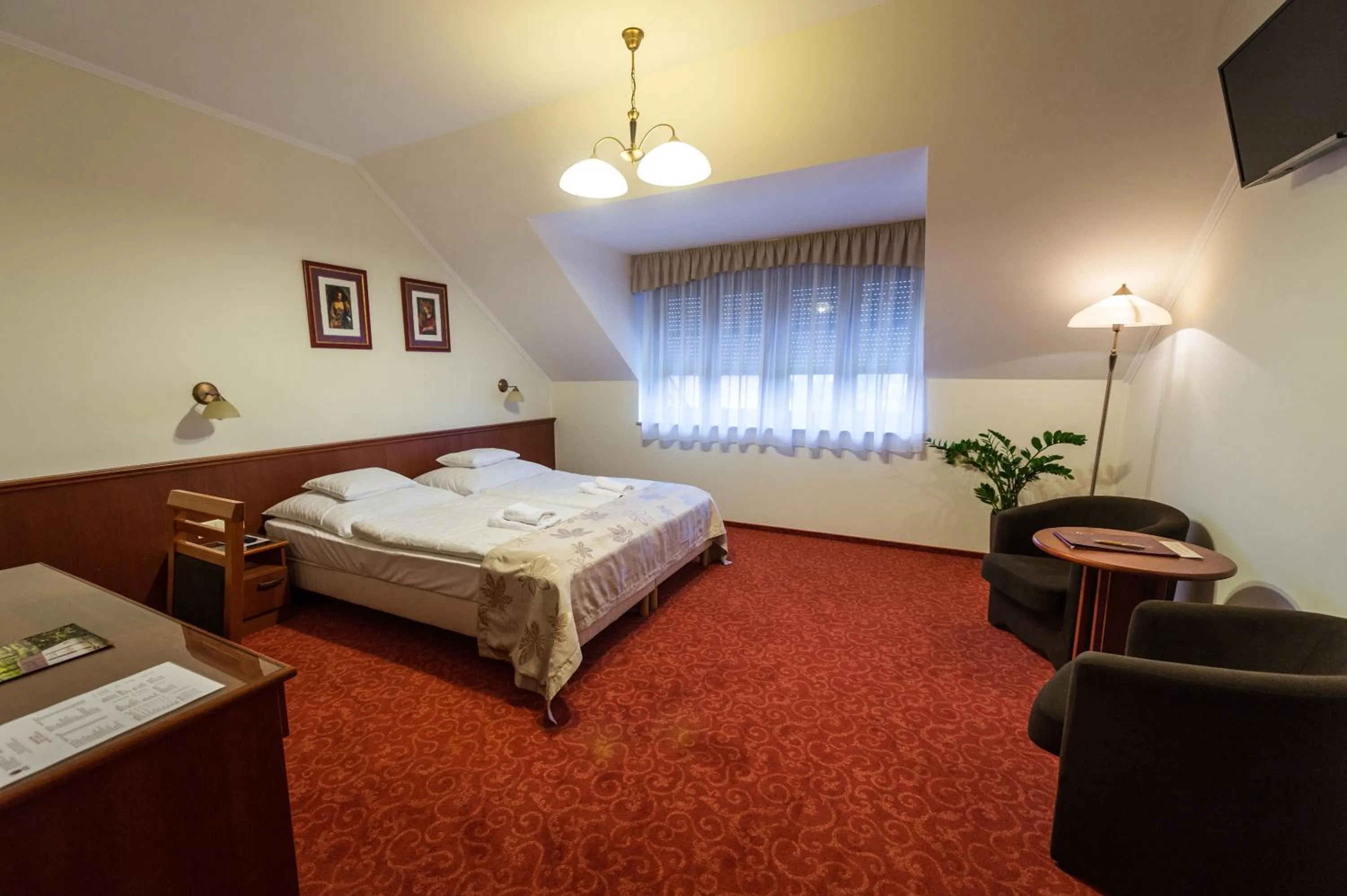 Bed in Bock Hotel Ermitage