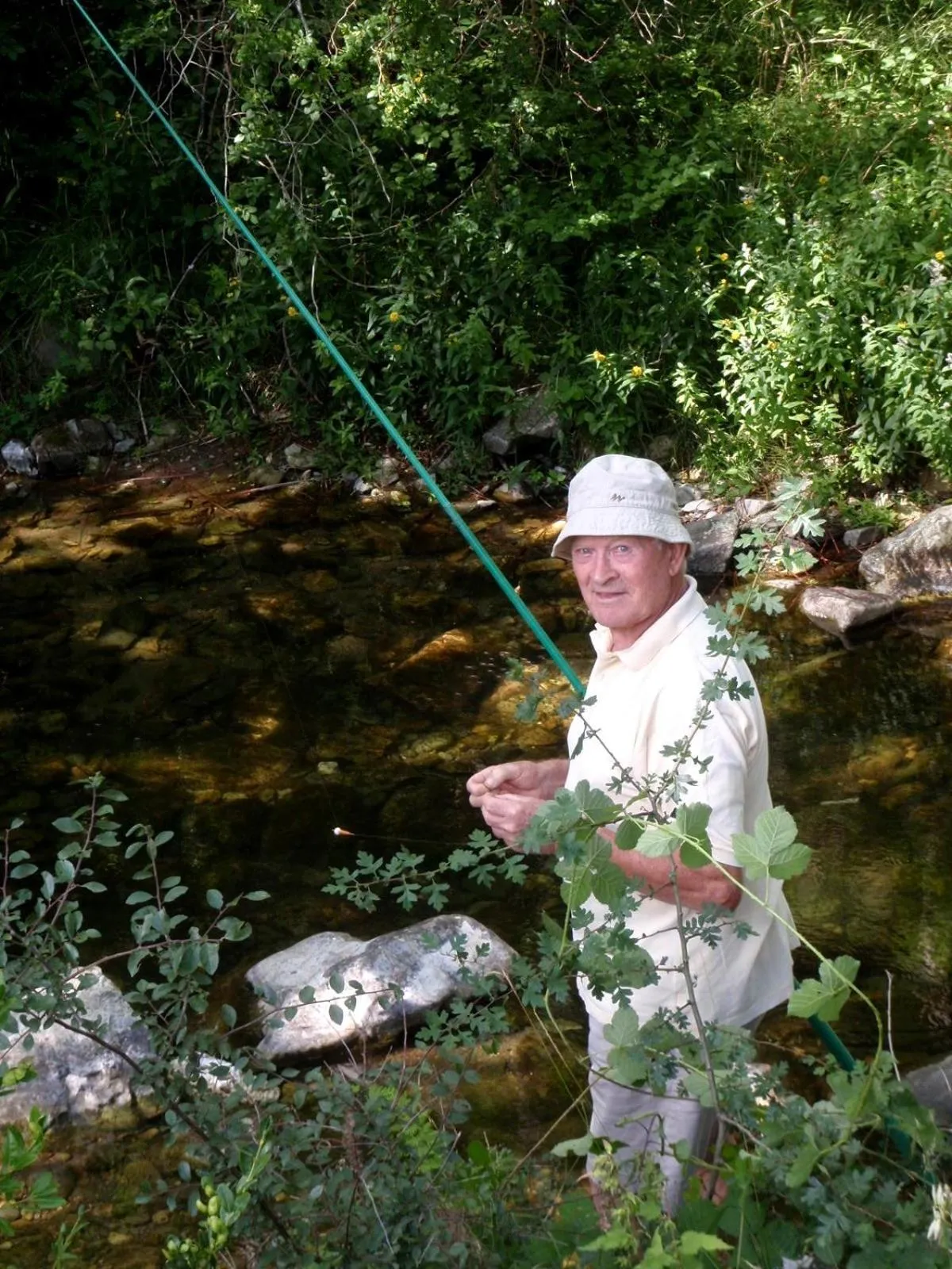 Fishing in La Ferme de Jeanne