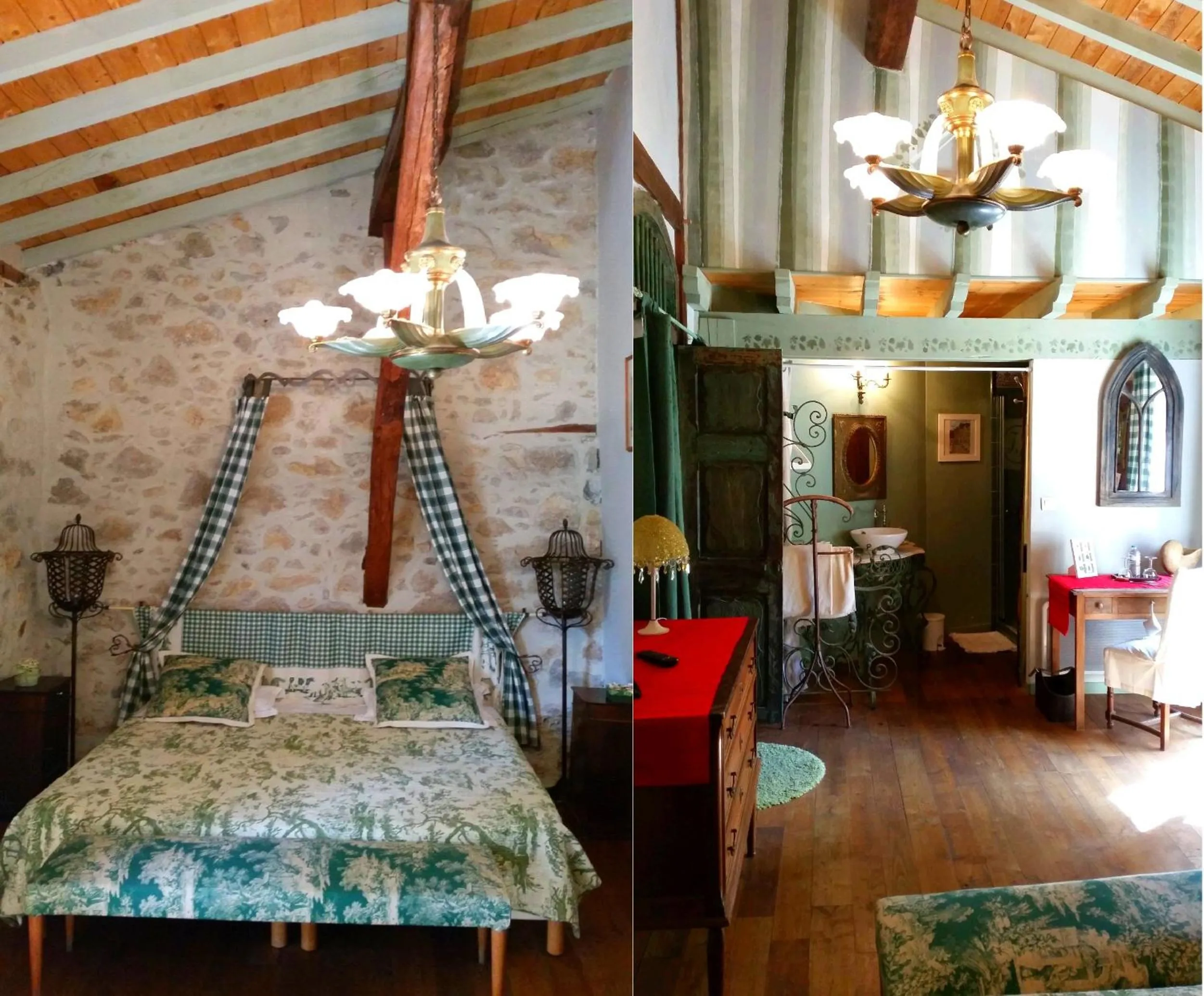 Bed in La Ferme de Jeanne