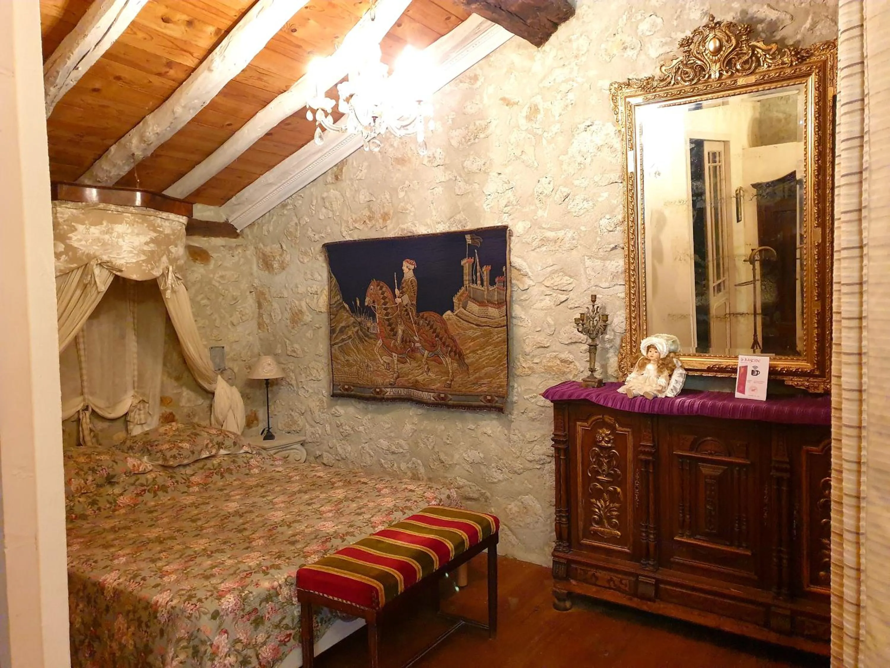 Bed in La Ferme de Jeanne