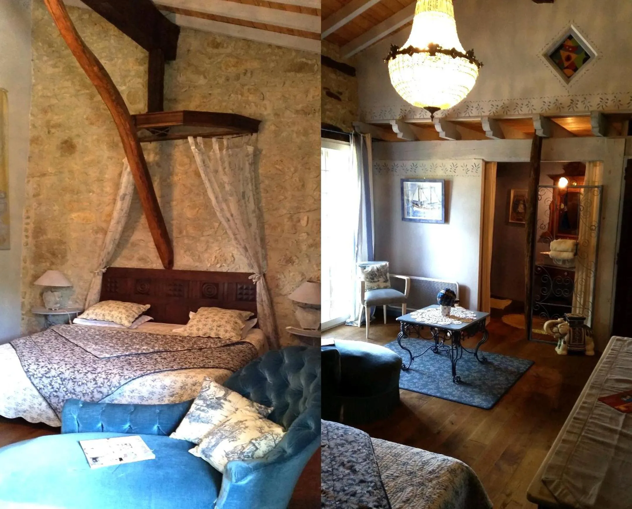 Bed in La Ferme de Jeanne