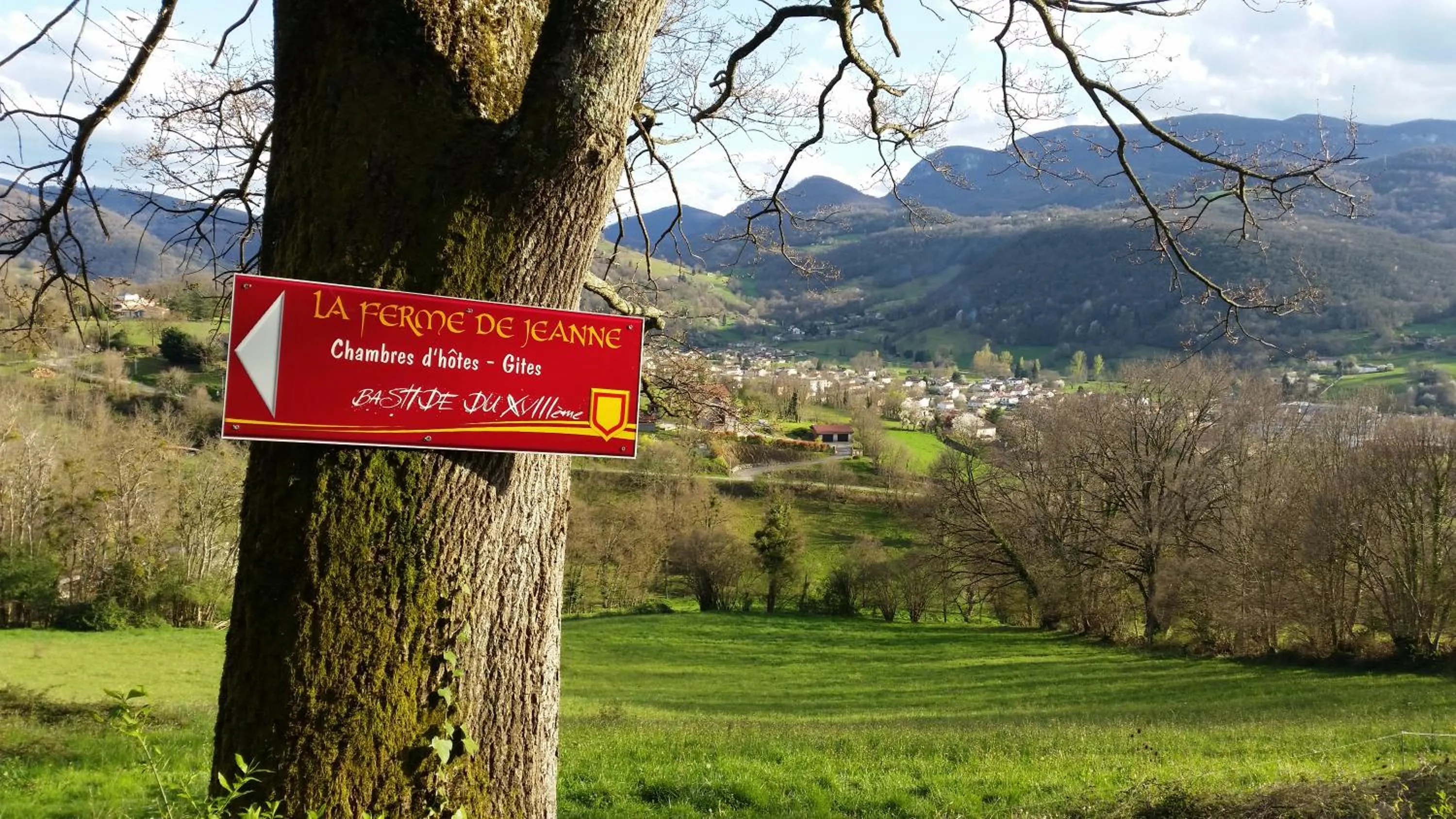 Natural landscape in La Ferme de Jeanne