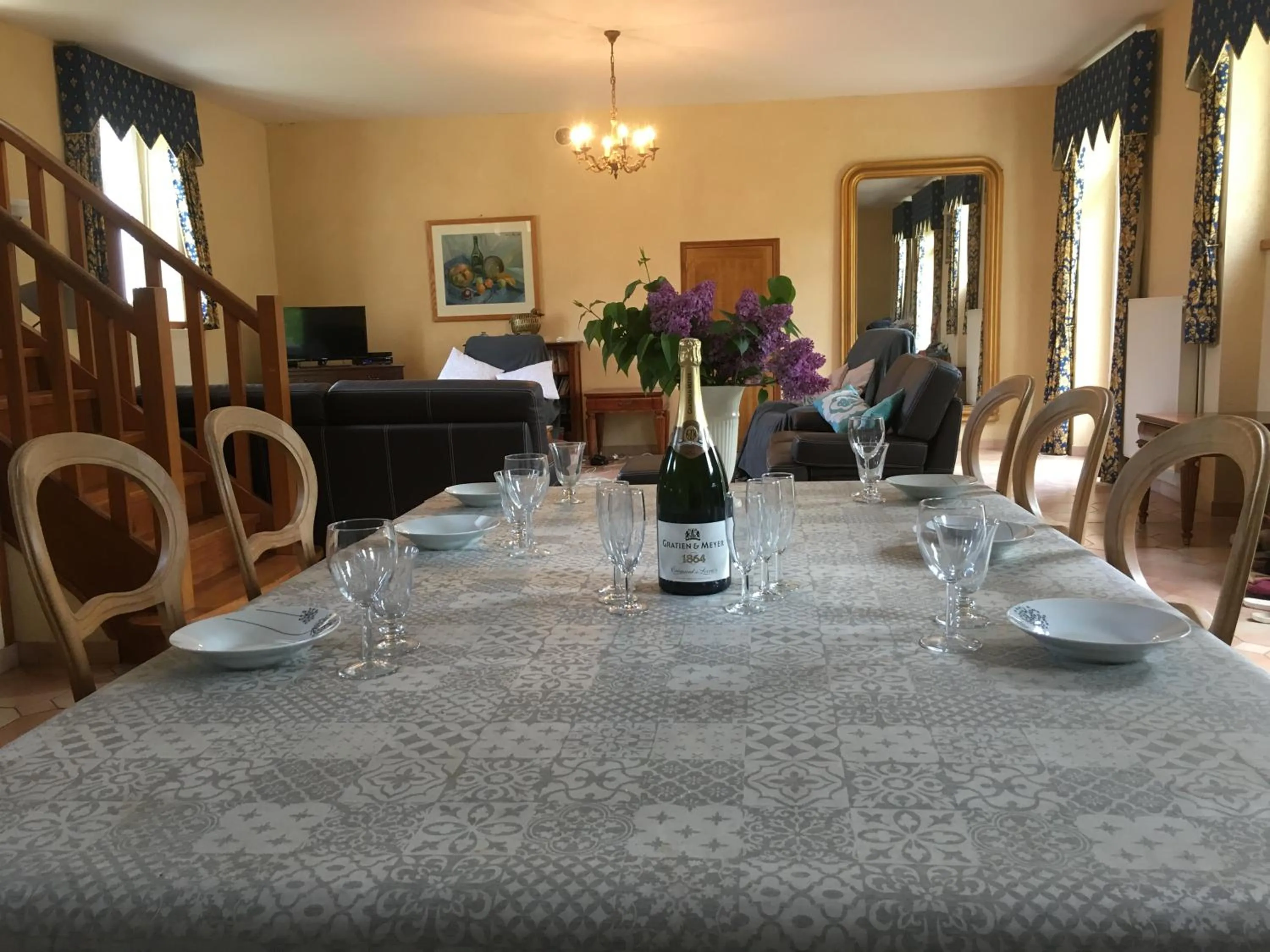 Living room in Chateau Vary