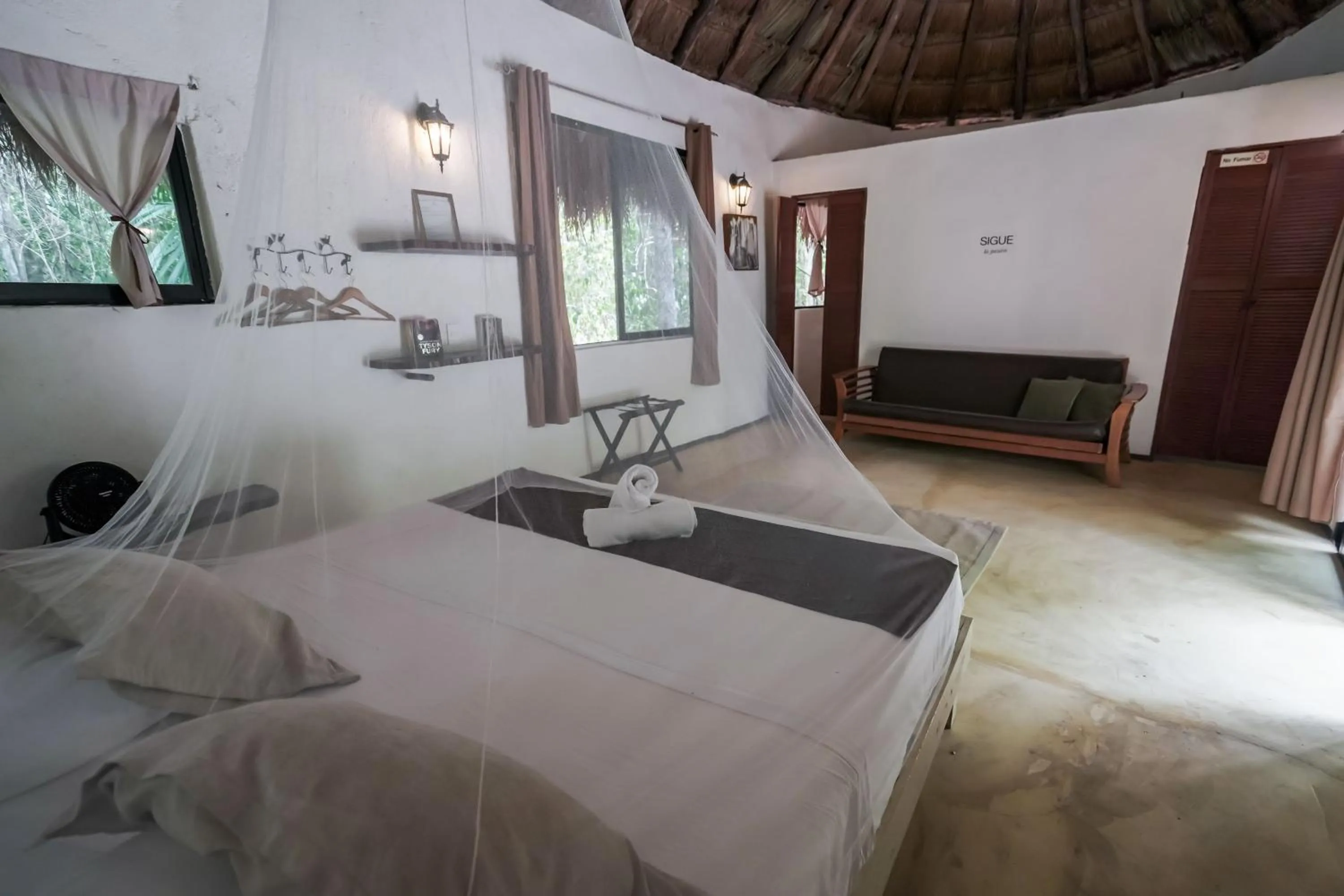 Bed in Jolie Jungle Eco Hotel