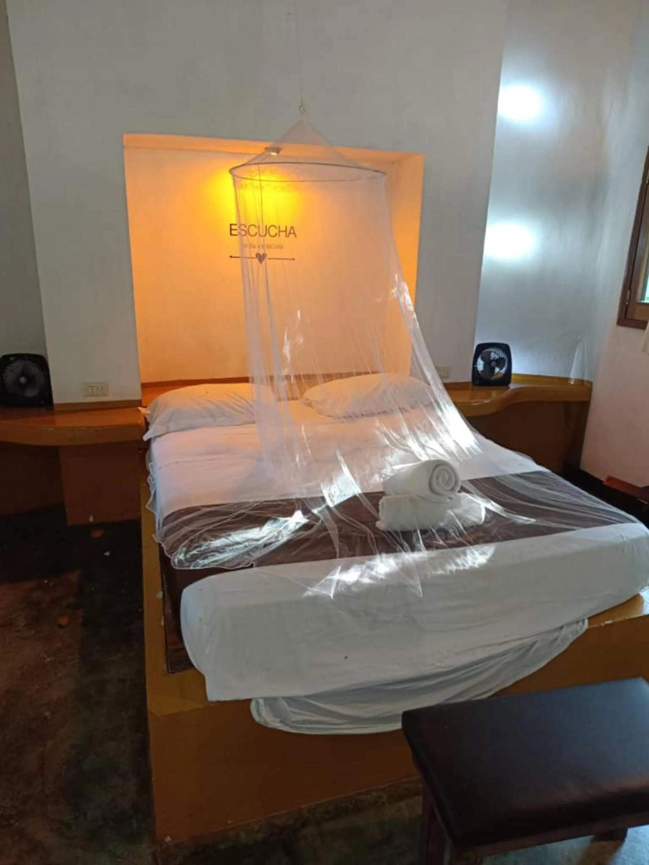 Bed in Jolie Jungle Eco Hotel