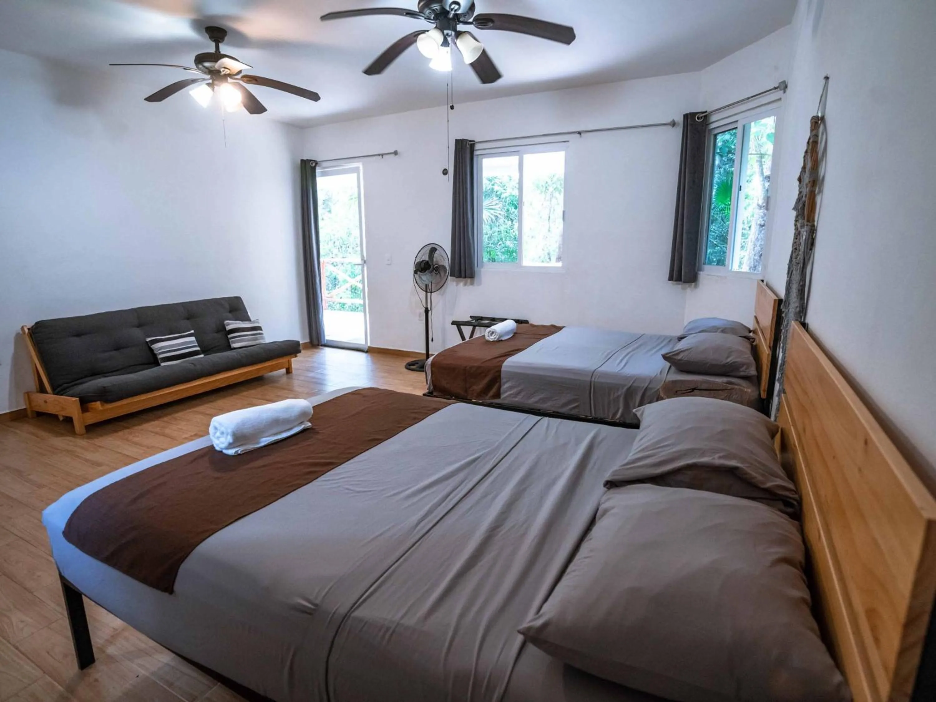 Bed in Jolie Jungle Eco Hotel