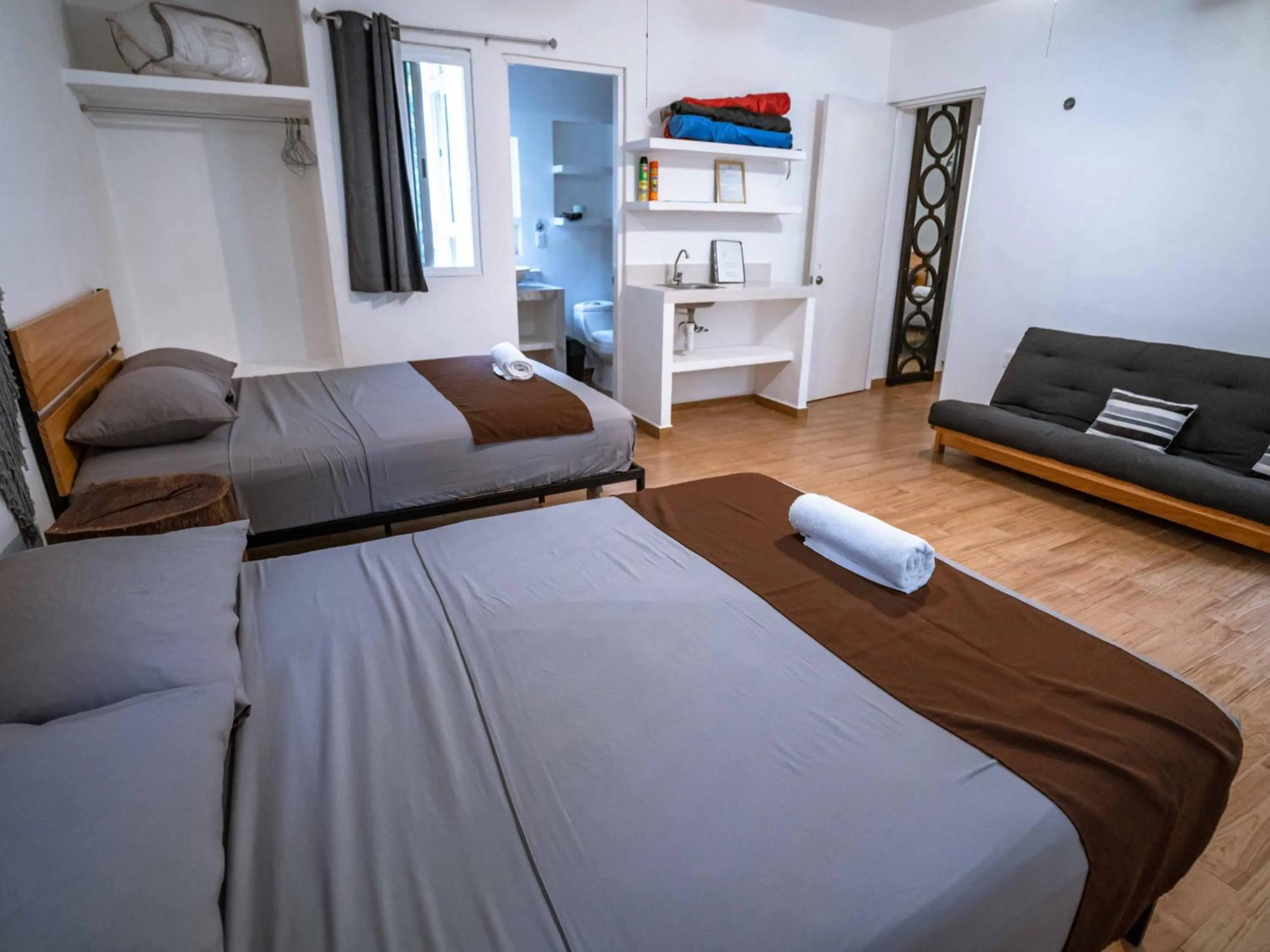 Bed in Jolie Jungle Eco Hotel