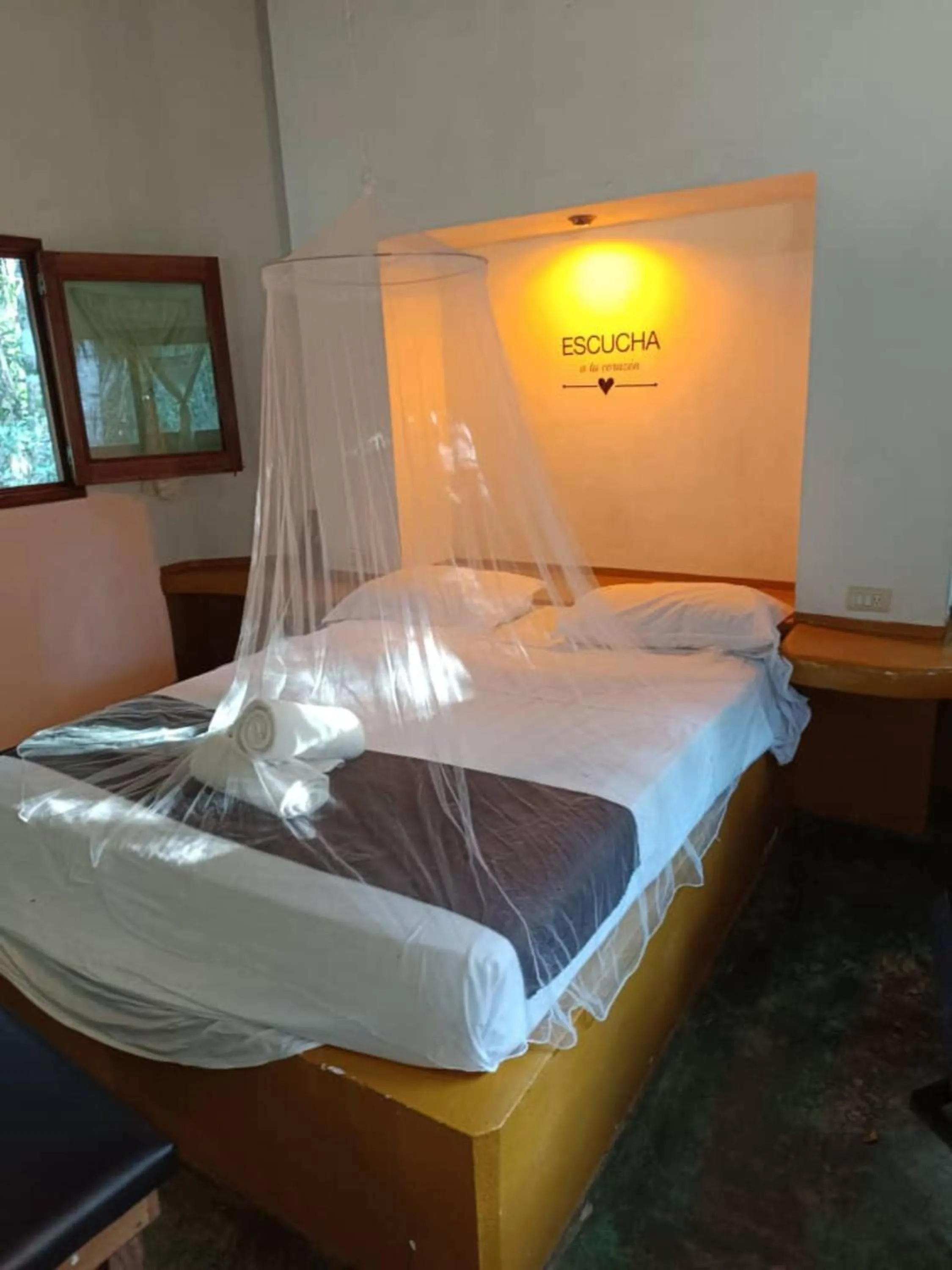 Bed in Jolie Jungle Eco Hotel