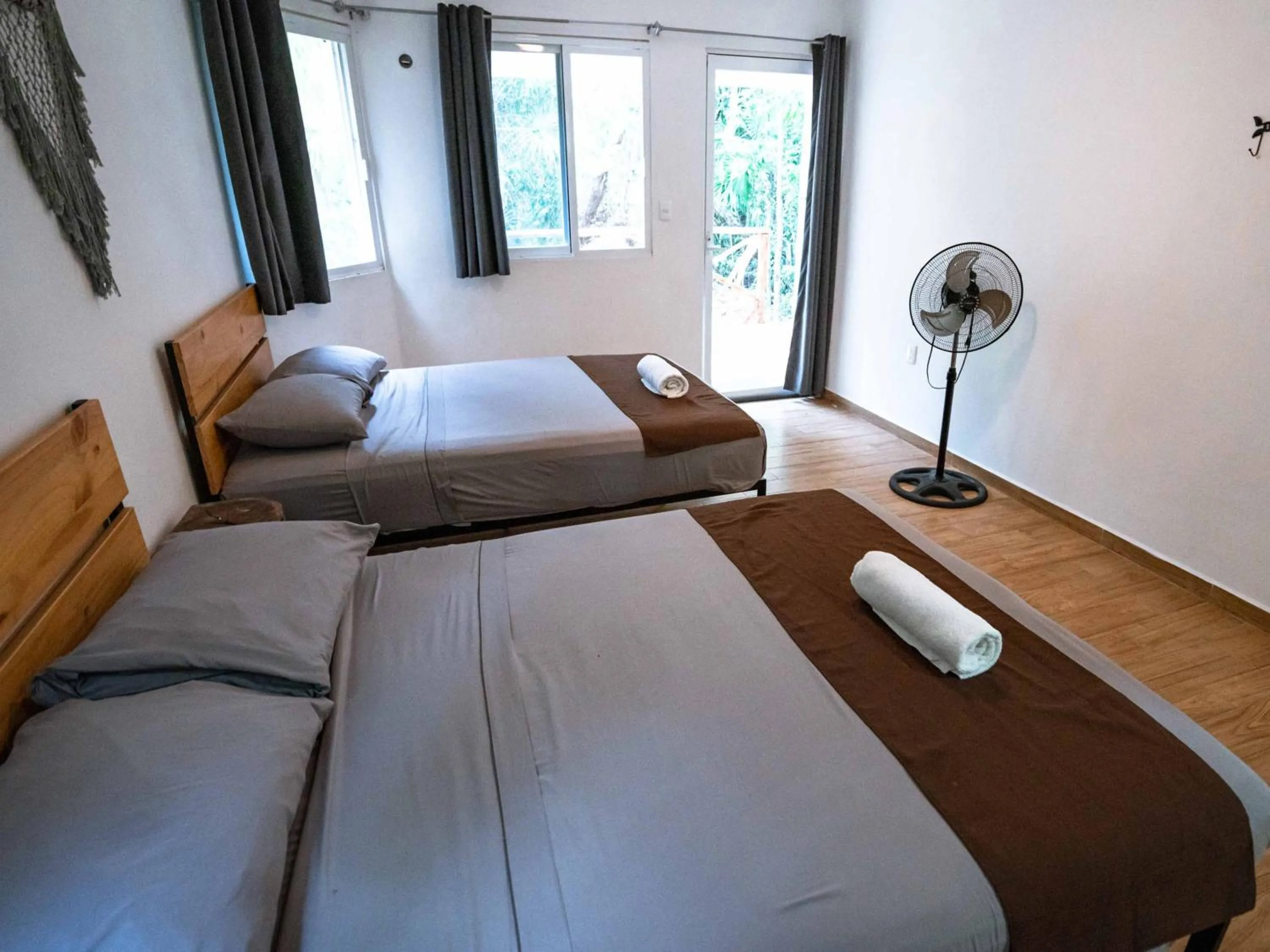 Bed in Jolie Jungle Eco Hotel