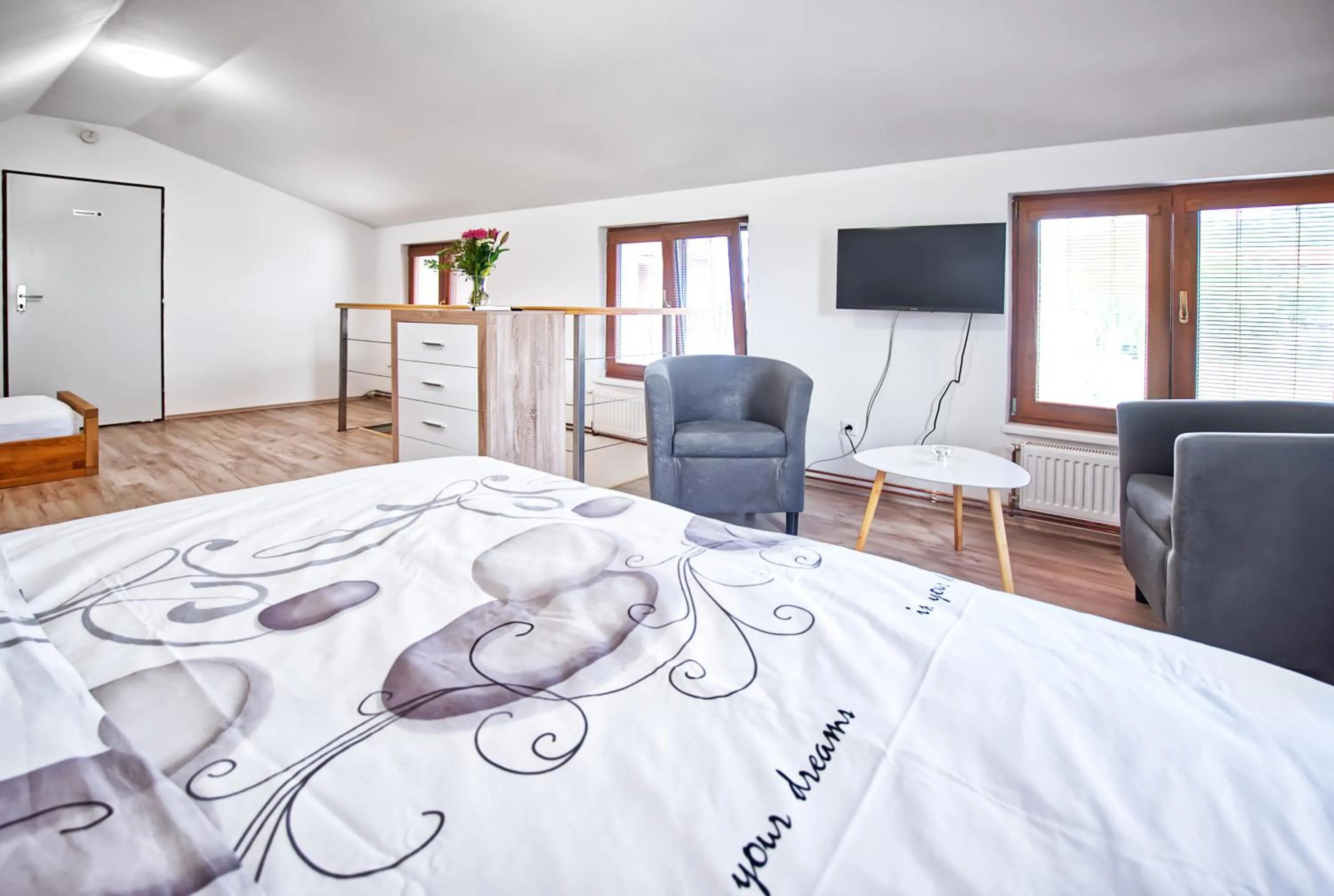 Bed in Nice accommodation in Mikulov
