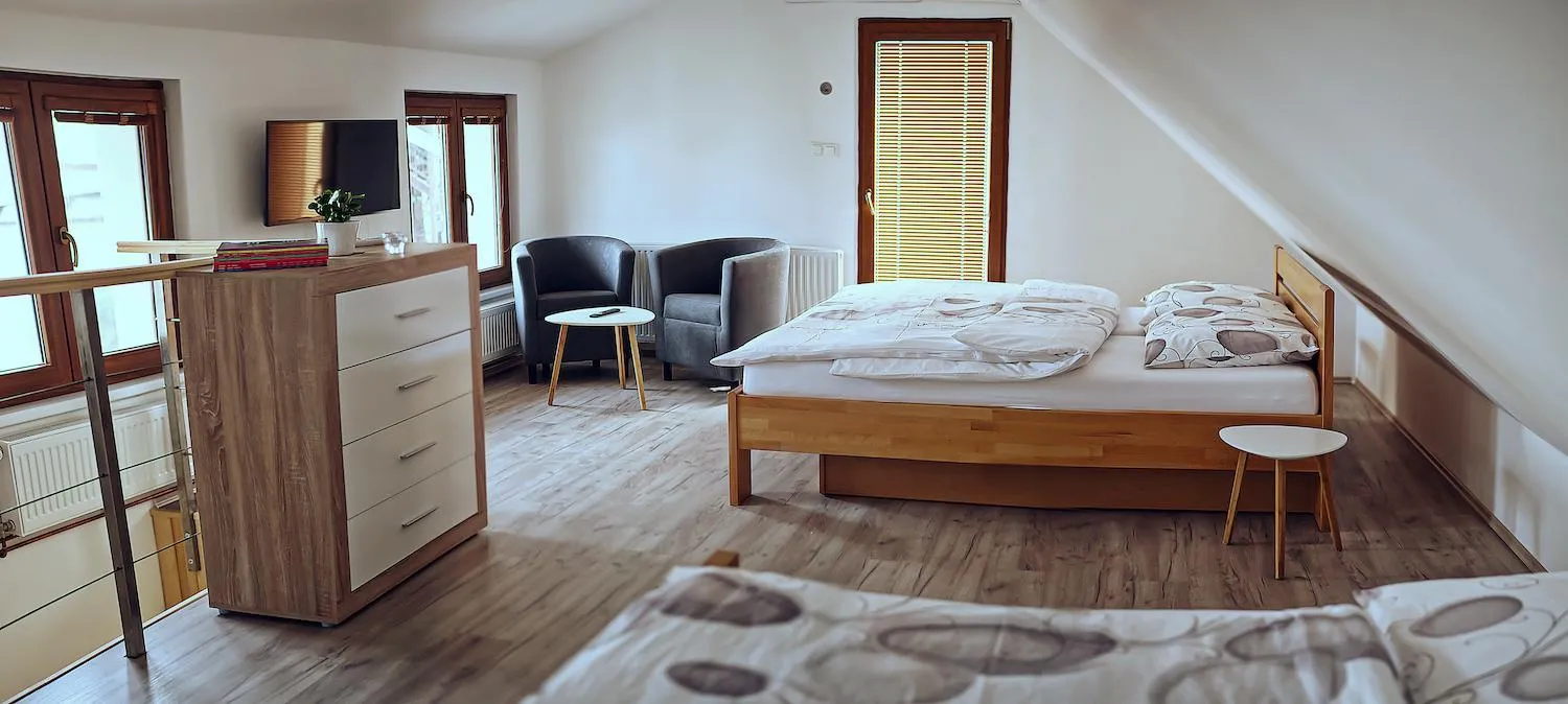 Bed in Nice accommodation in Mikulov