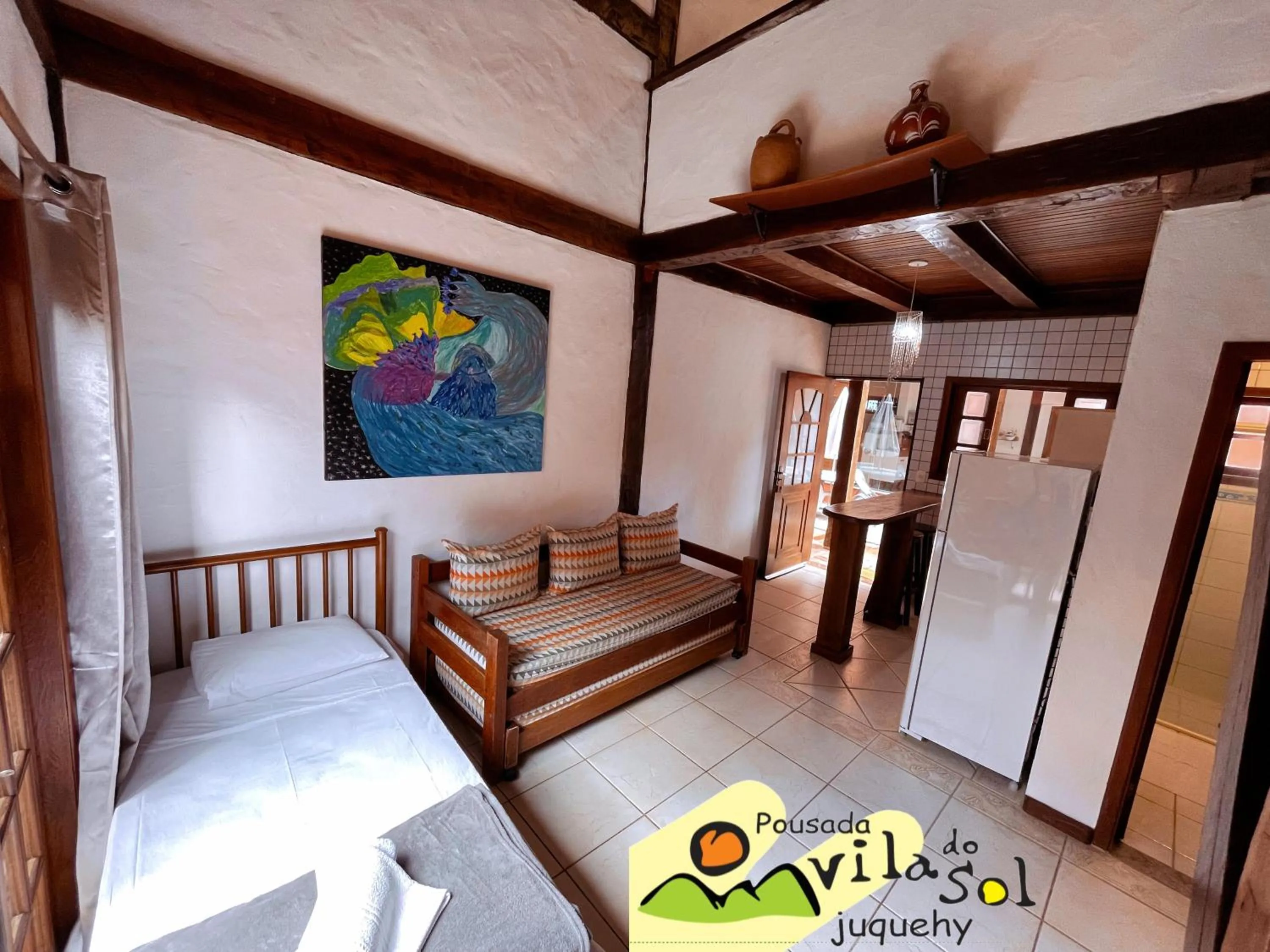 Bed in Pousada Vila do Sol Juquehy