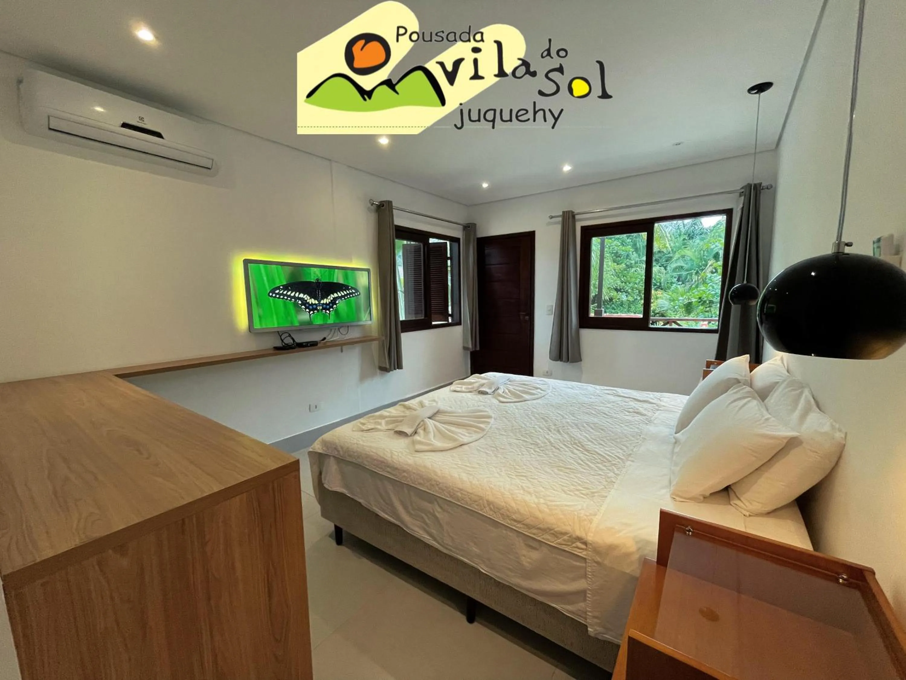 Bed in Pousada Vila do Sol Juquehy