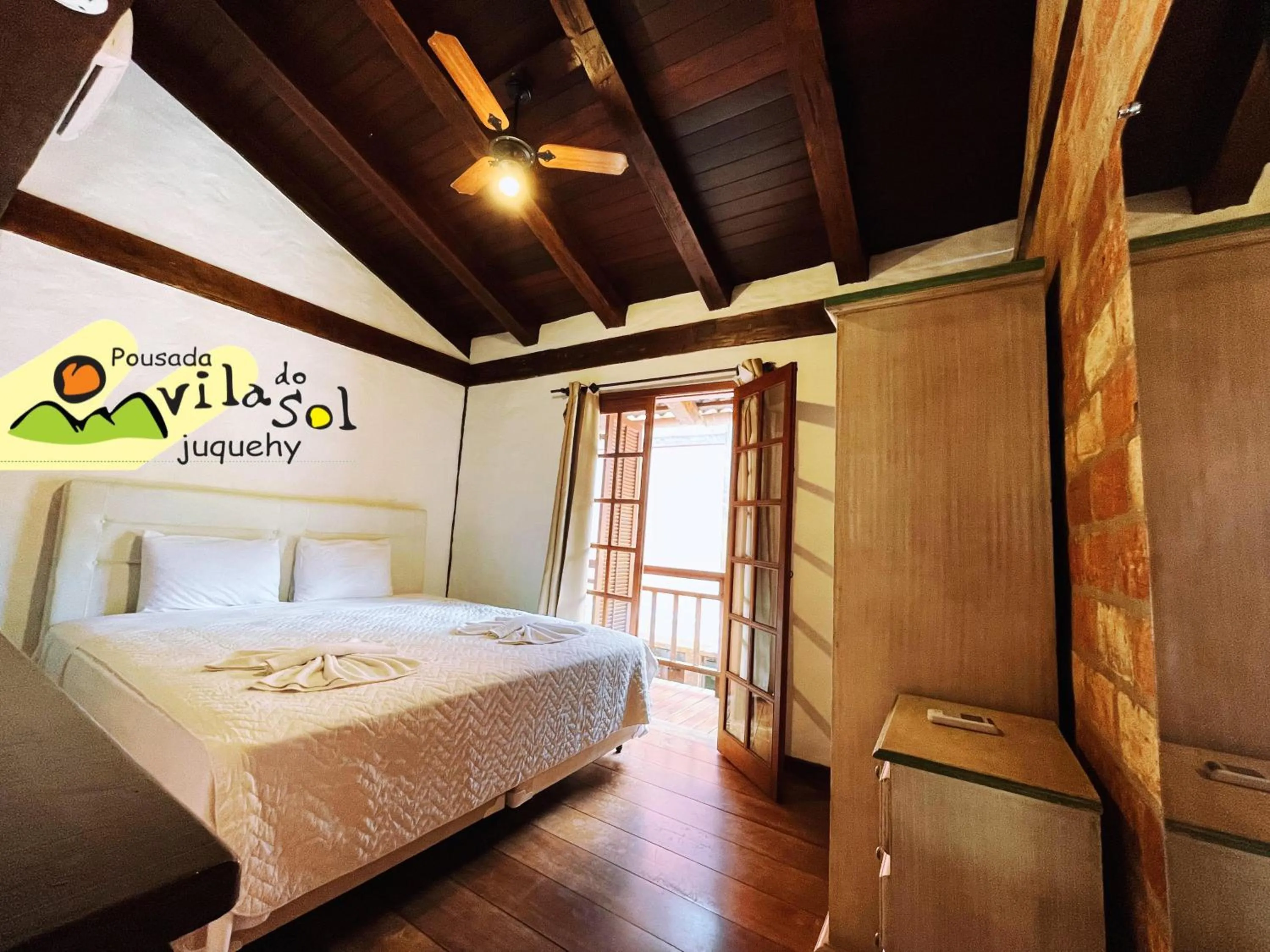 Bed in Pousada Vila do Sol Juquehy