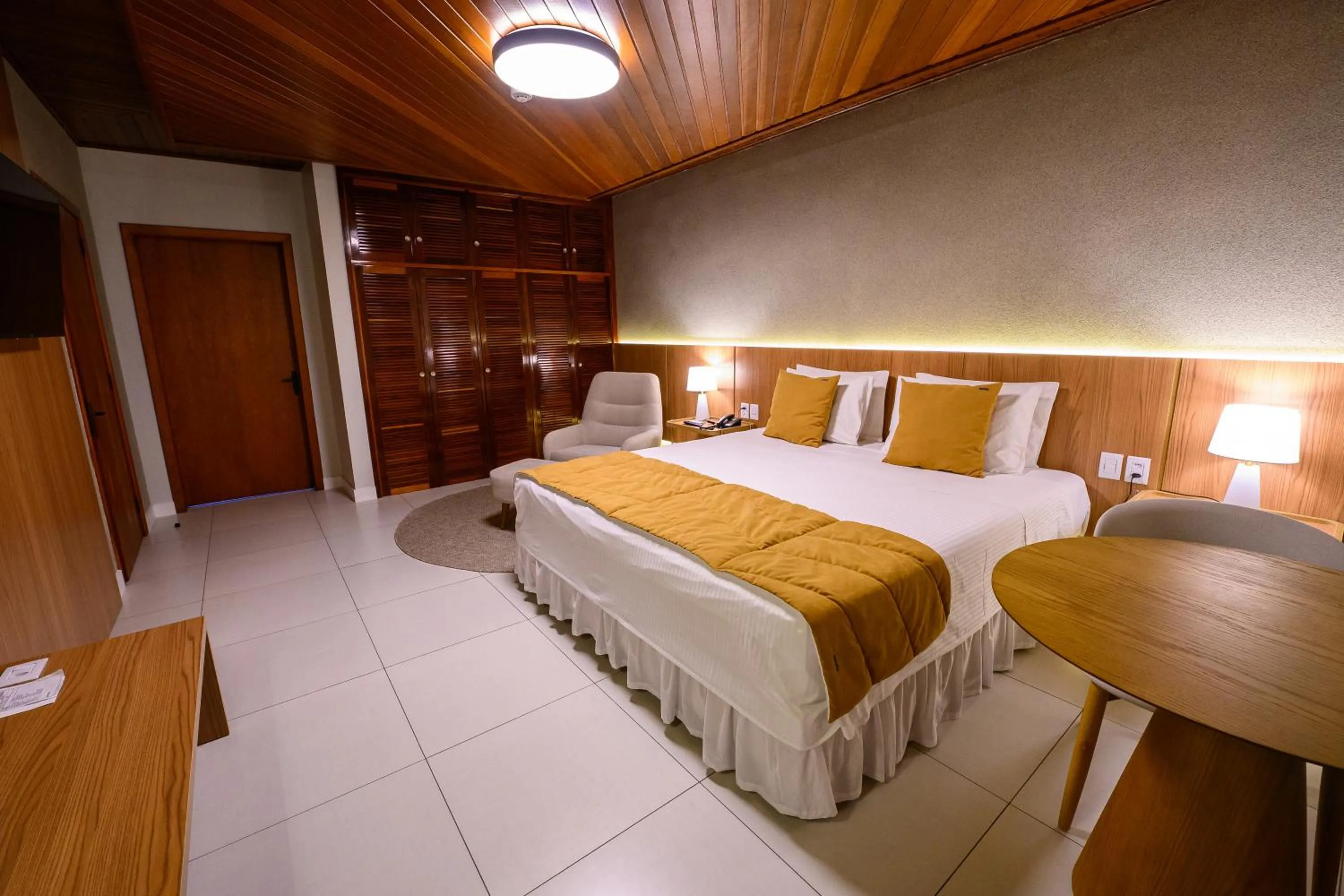 Bed in Hotel Águas Claras