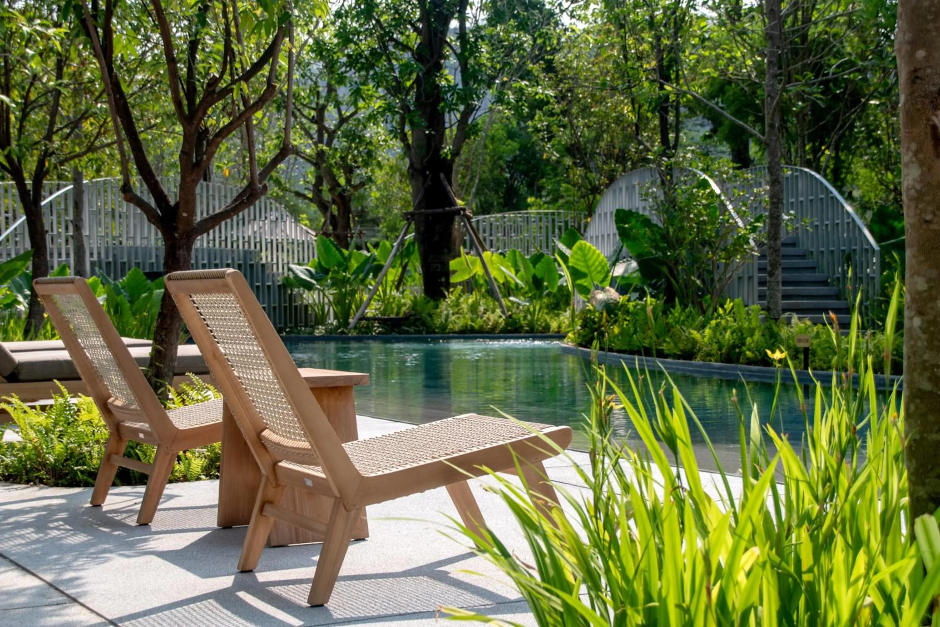 Swimming pool in Hotel Labaris Khao Yai