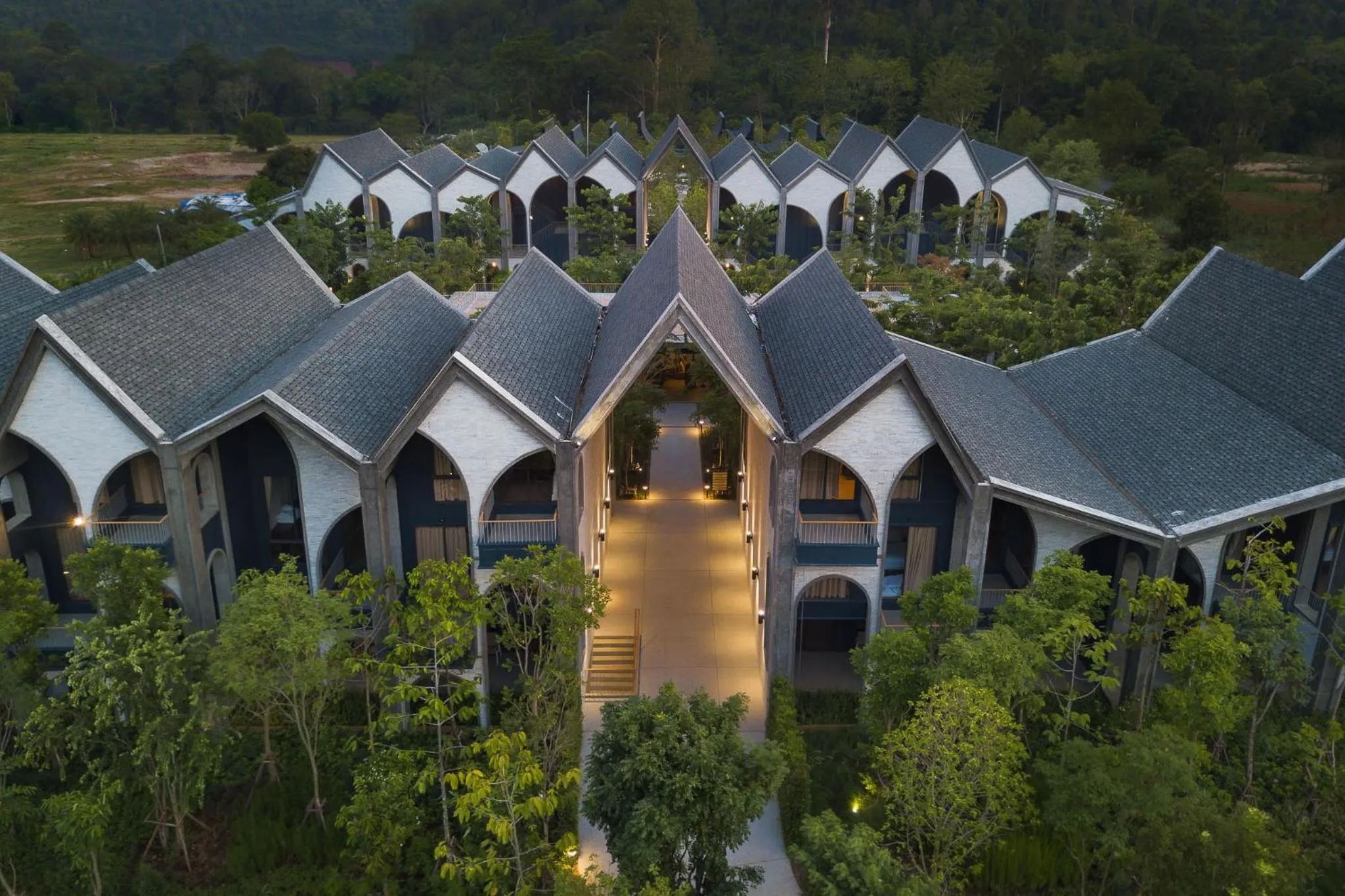 Bird's eye view in Hotel Labaris Khao Yai